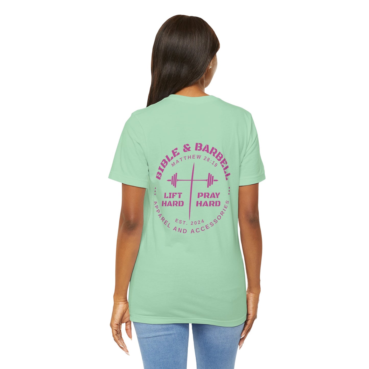Women's Pink Circle Logo T-Shirt