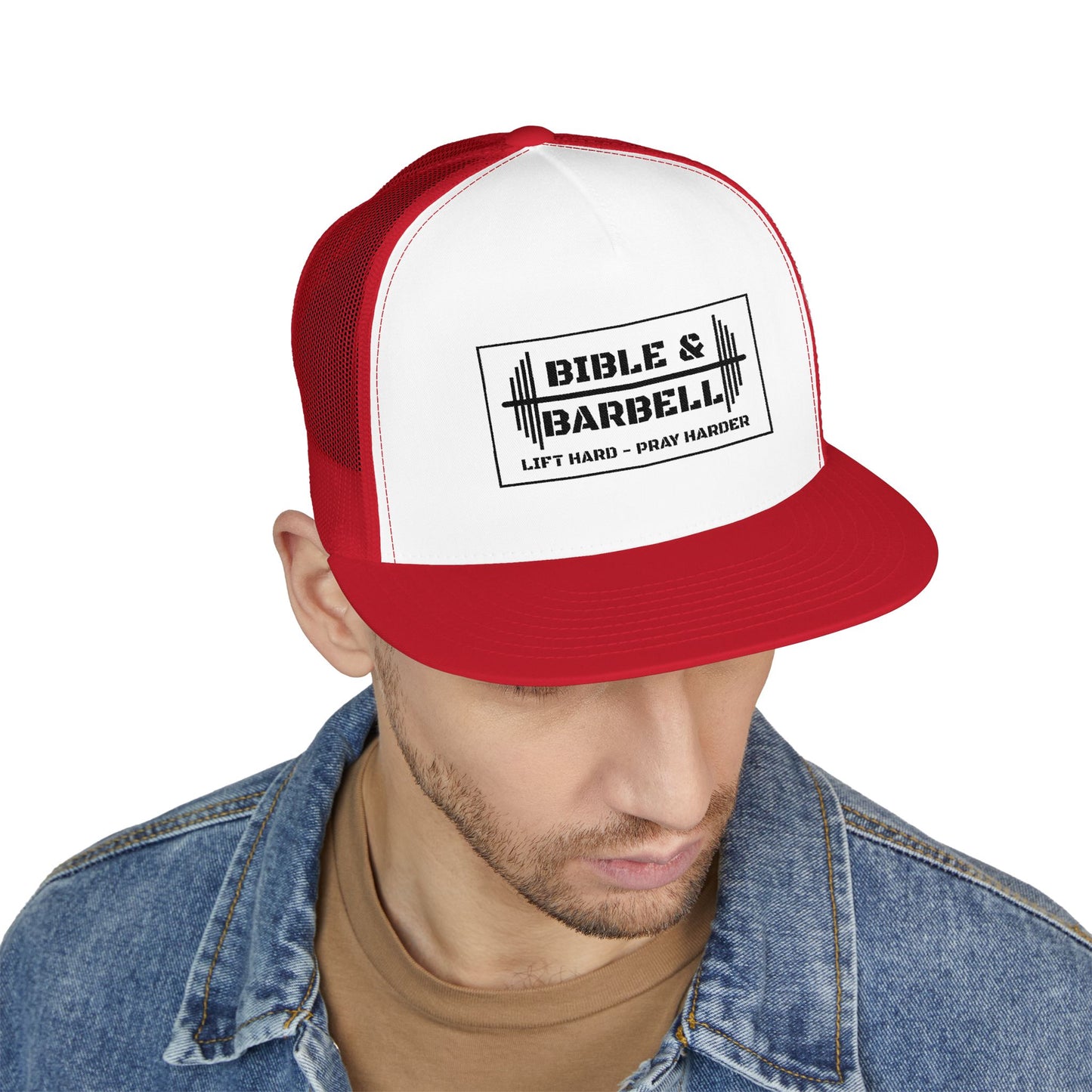 Bible & Barbell 5 Panel Trucker Cap