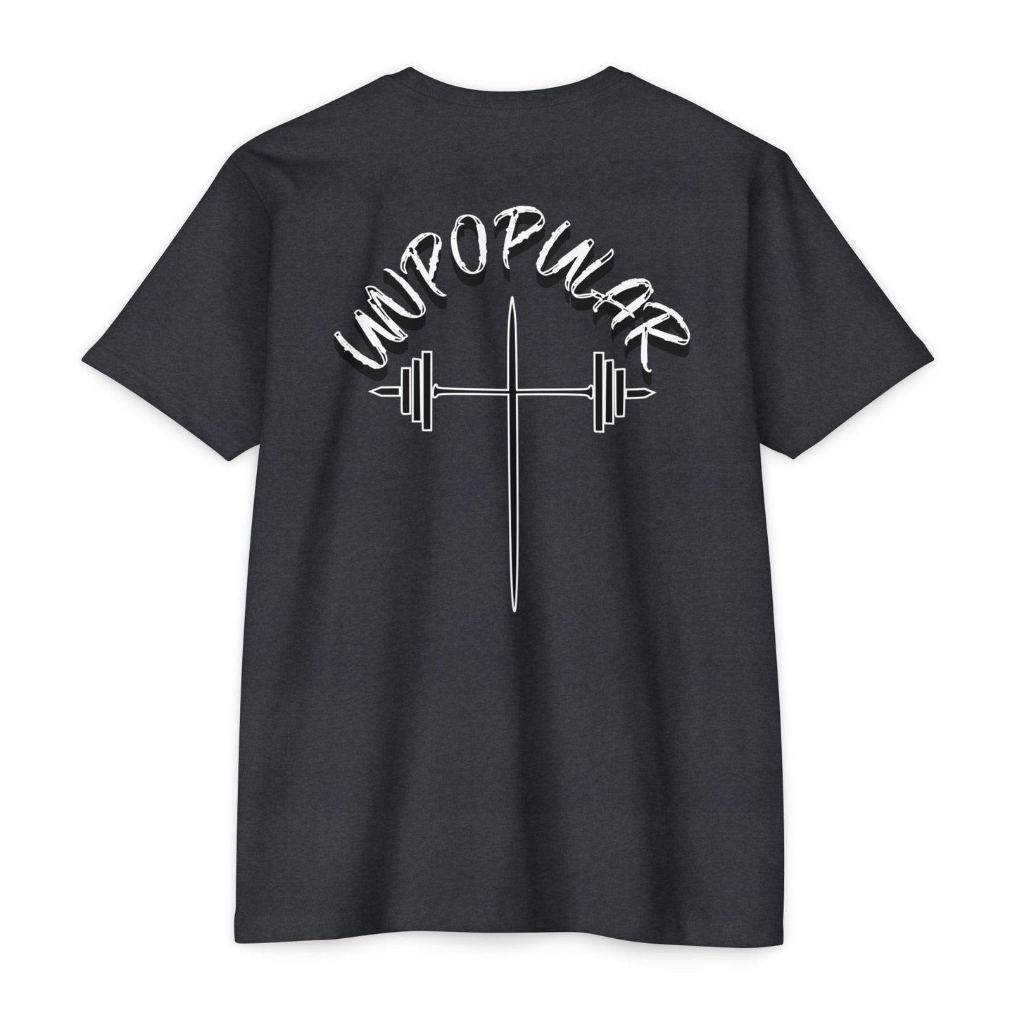 "UNPOPULAR" Unisex Fitness T-Shirt: Empower Your Workout, Gym Apparel, Casual Wear, Training Gear, Gift for Fitness Enthusiasts.