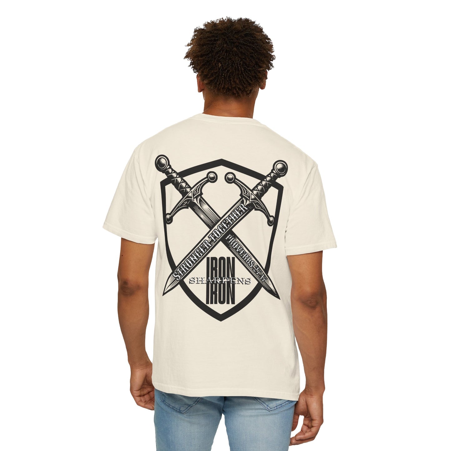 Iron Sharpens Iron Proverbs 27:17 T-Shirt