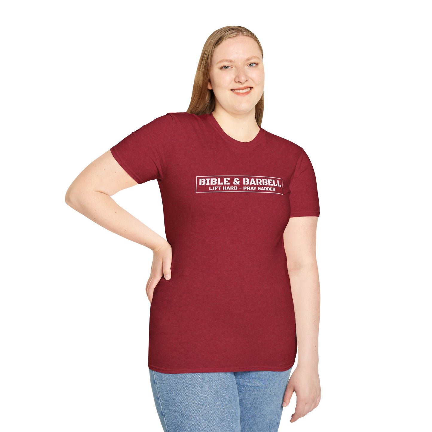 Bible & Barbell Logo Unisex Softstyle T-Shirt