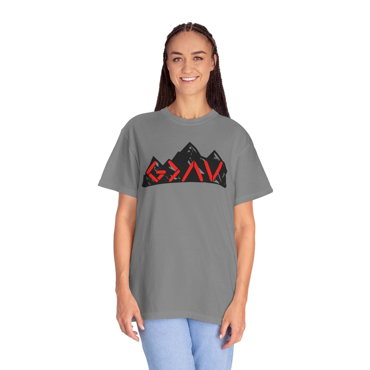 God Is Greater Than The Highs and Lows Mountain Graphic Unisex T-Shirt