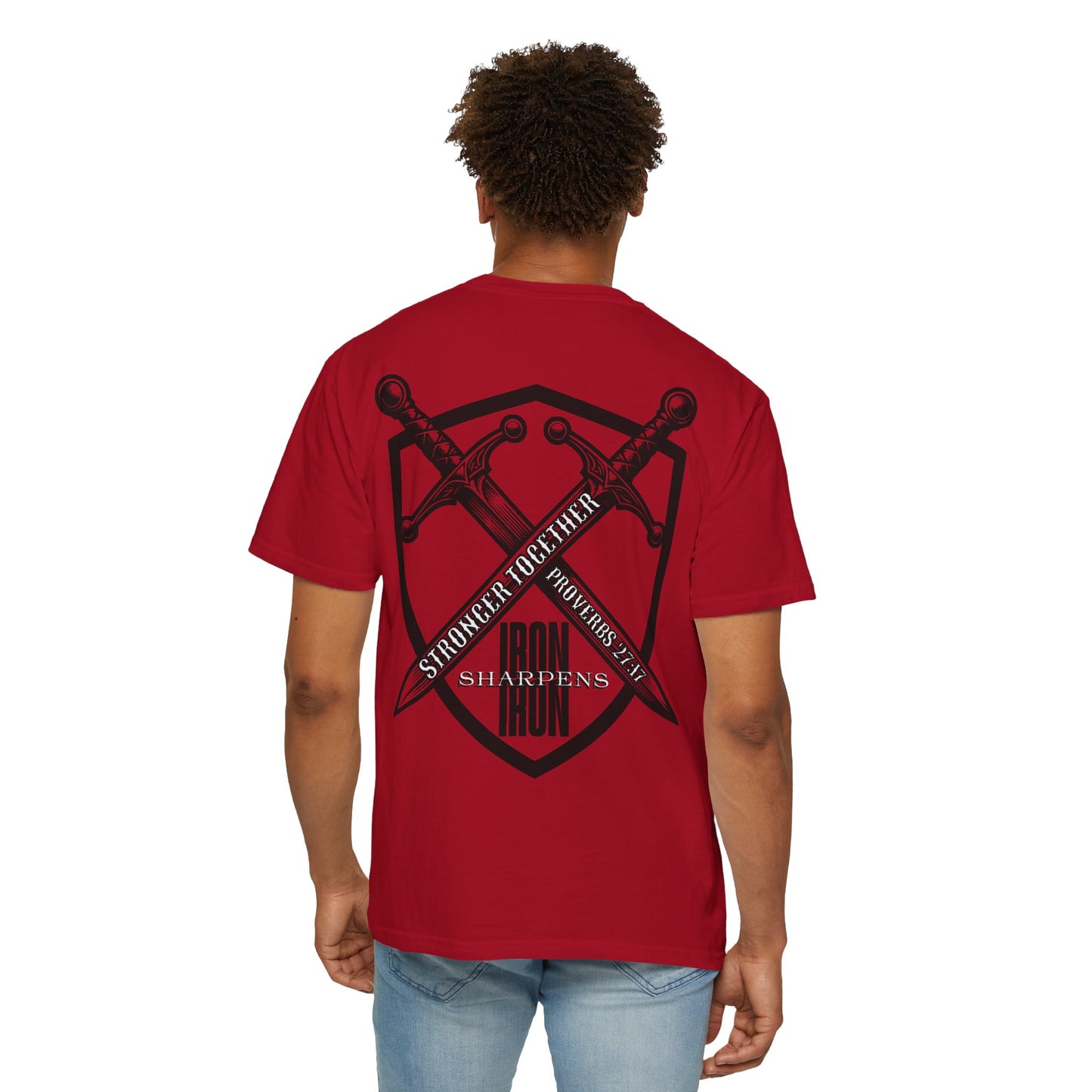 Iron Sharpens Iron Proverbs 27:17 T-Shirt