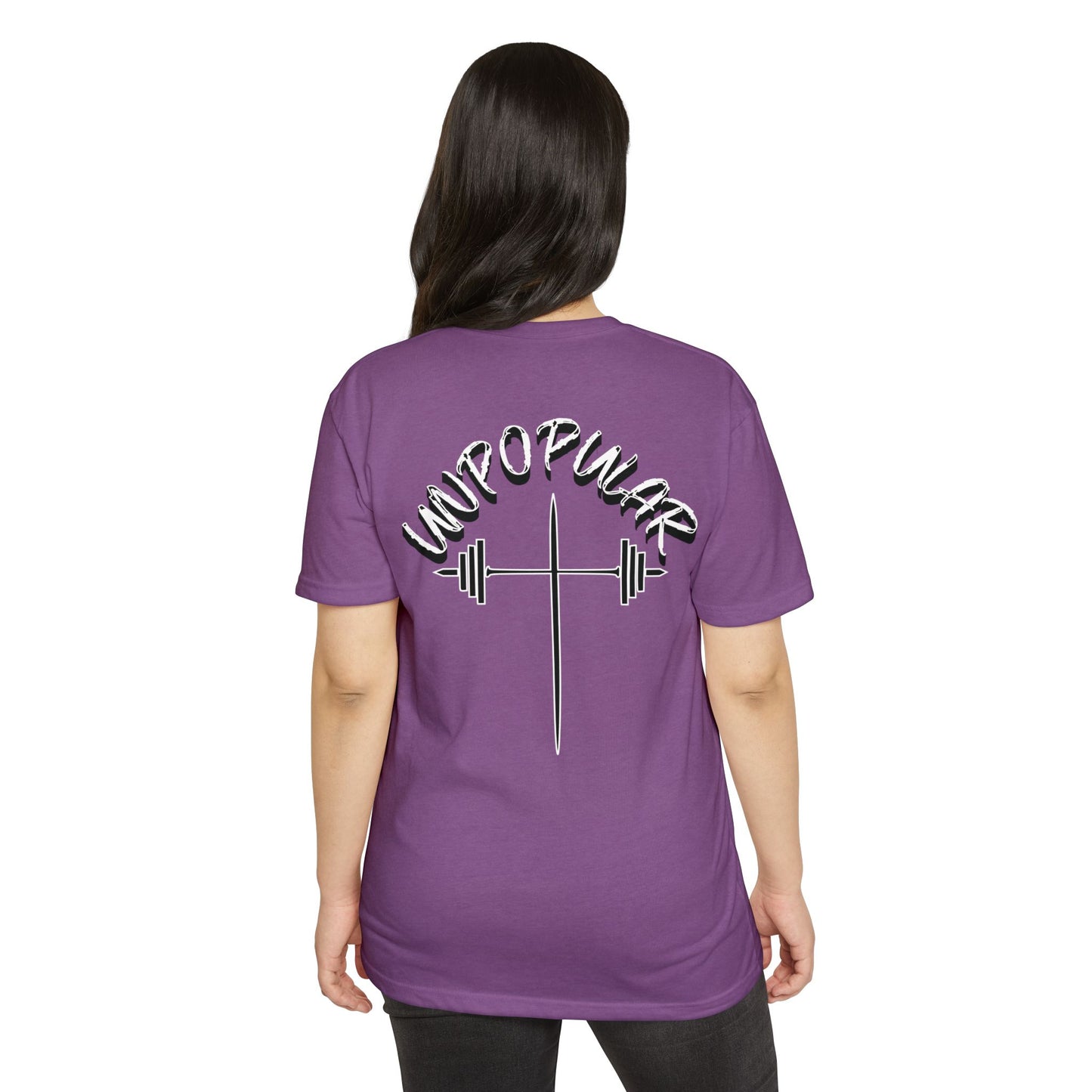 "UNPOPULAR" Unisex Fitness T-Shirt: Empower Your Workout, Gym Apparel, Casual Wear, Training Gear, Gift for Fitness Enthusiasts.