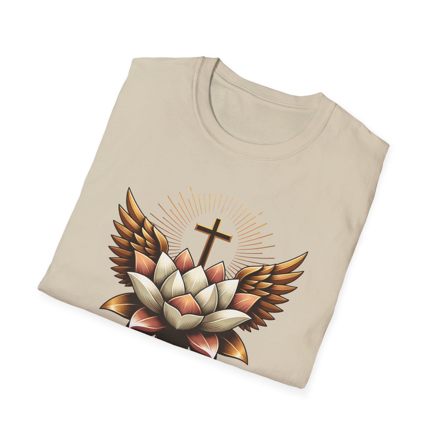 Faith-Inspired Lotus Design Women's T-Shirt