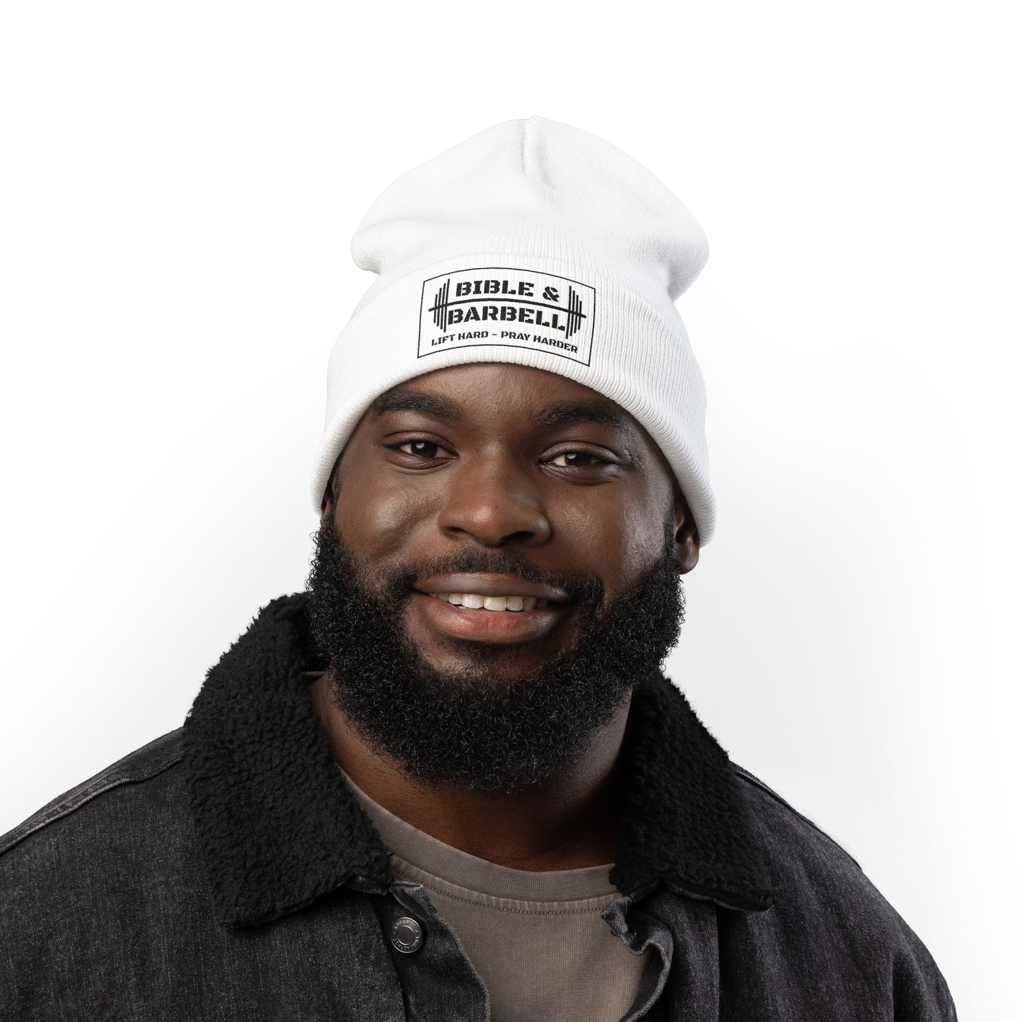 Bible & Barbell Knit Beanie