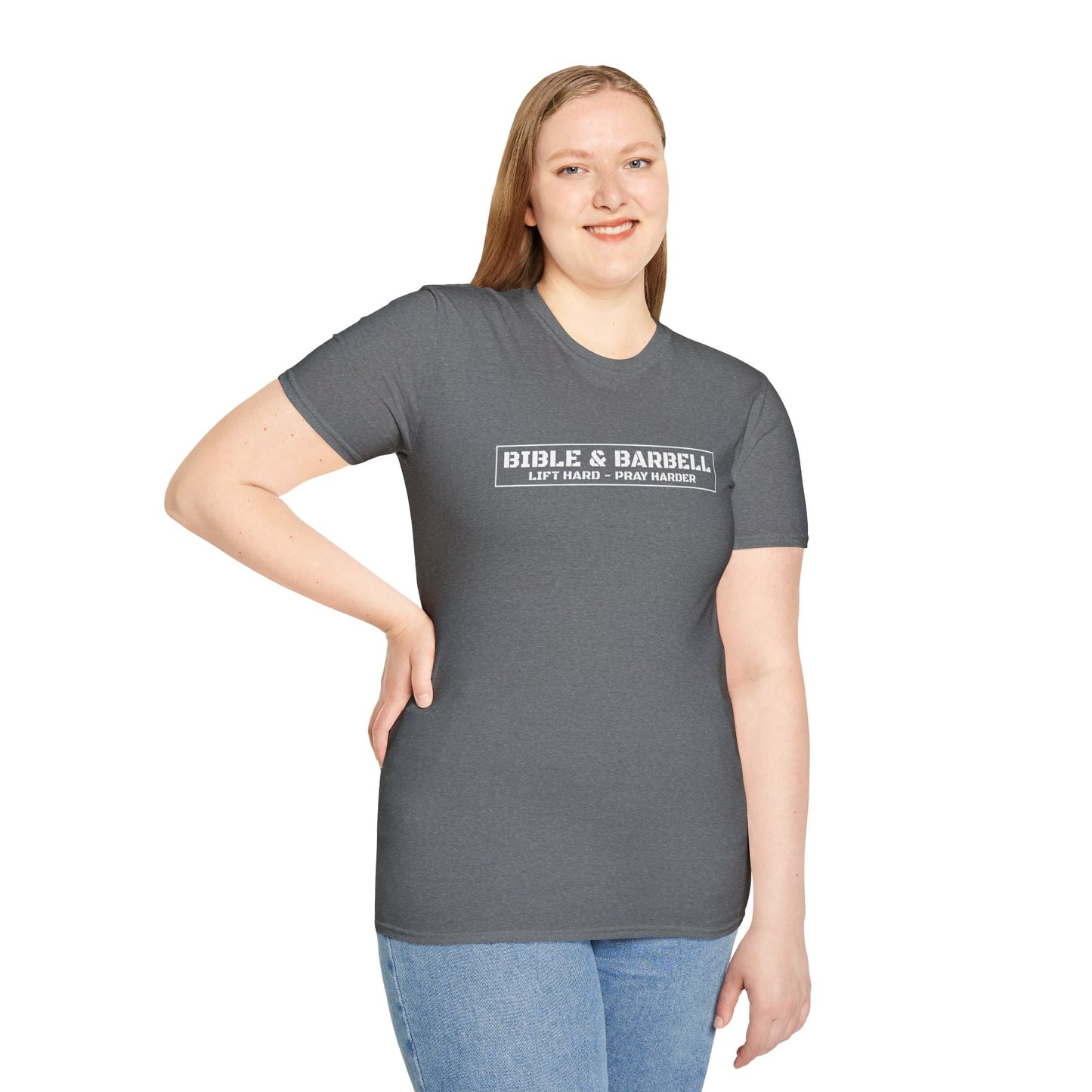 Bible & Barbell Logo Unisex Softstyle T-Shirt
