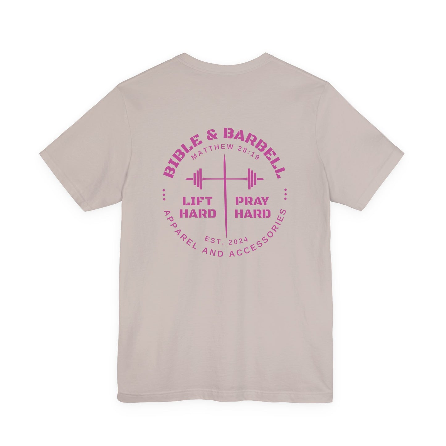 Women's Pink Circle Logo T-Shirt