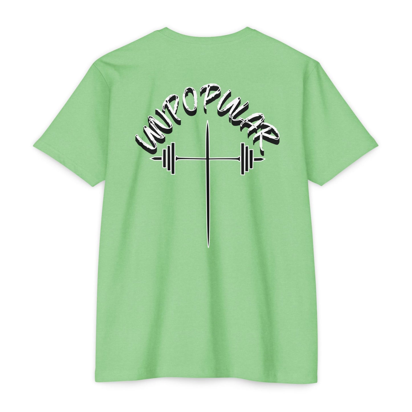 "UNPOPULAR" Unisex Fitness T-Shirt: Empower Your Workout, Gym Apparel, Casual Wear, Training Gear, Gift for Fitness Enthusiasts.