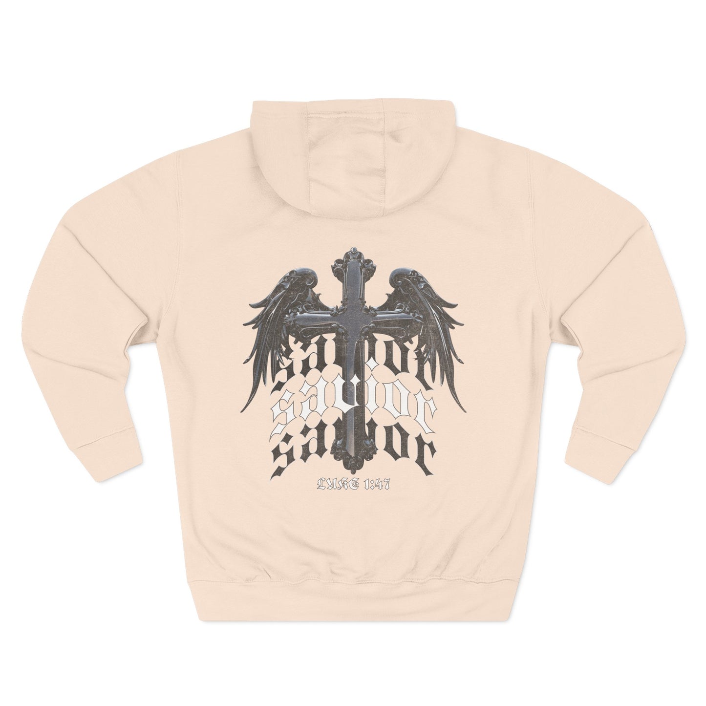 Luke 1:47 Savior Three-Panel Fleece Hoodie