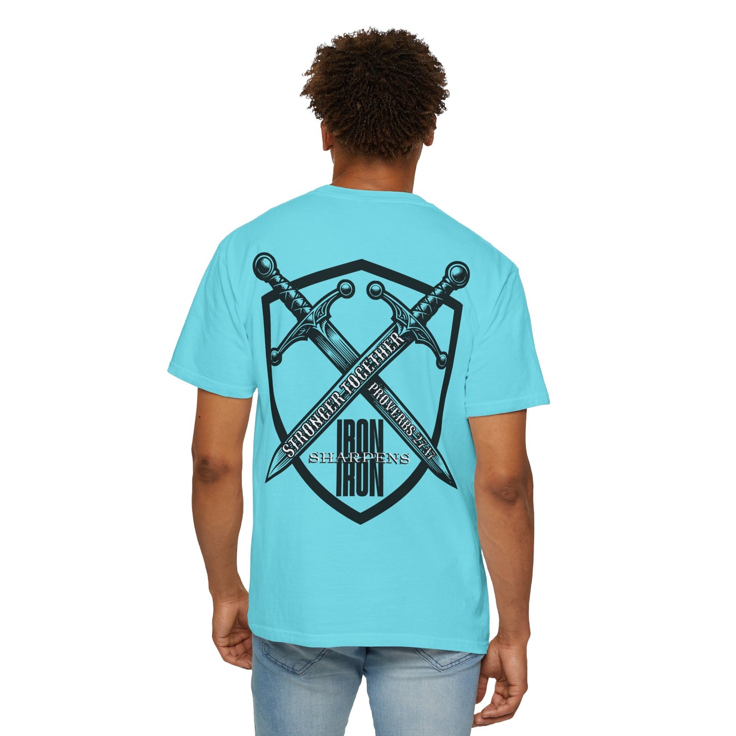 Iron Sharpens Iron Proverbs 27:17 T-Shirt