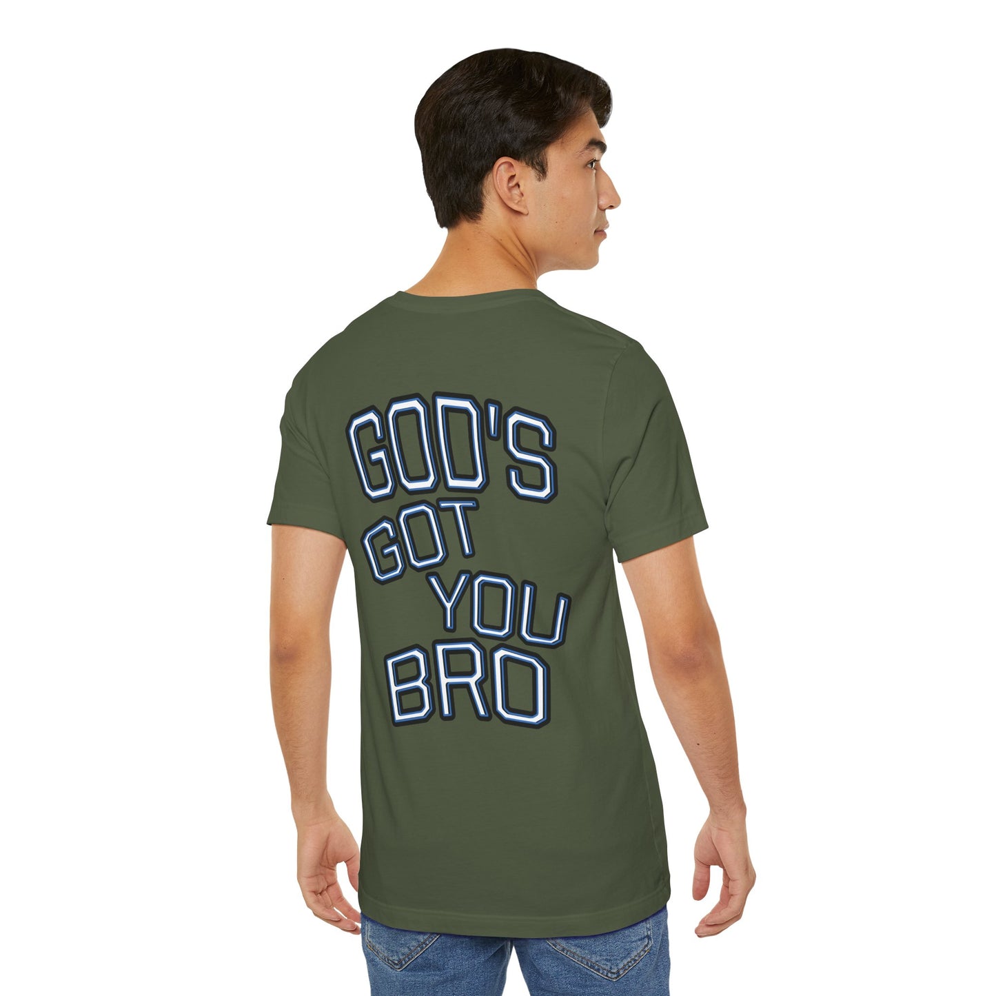 God's Got You Bro T-Shirt | Inspirational Tee | Faith-Based Apparel | Gift for Friends | Unisex Funny Shirt