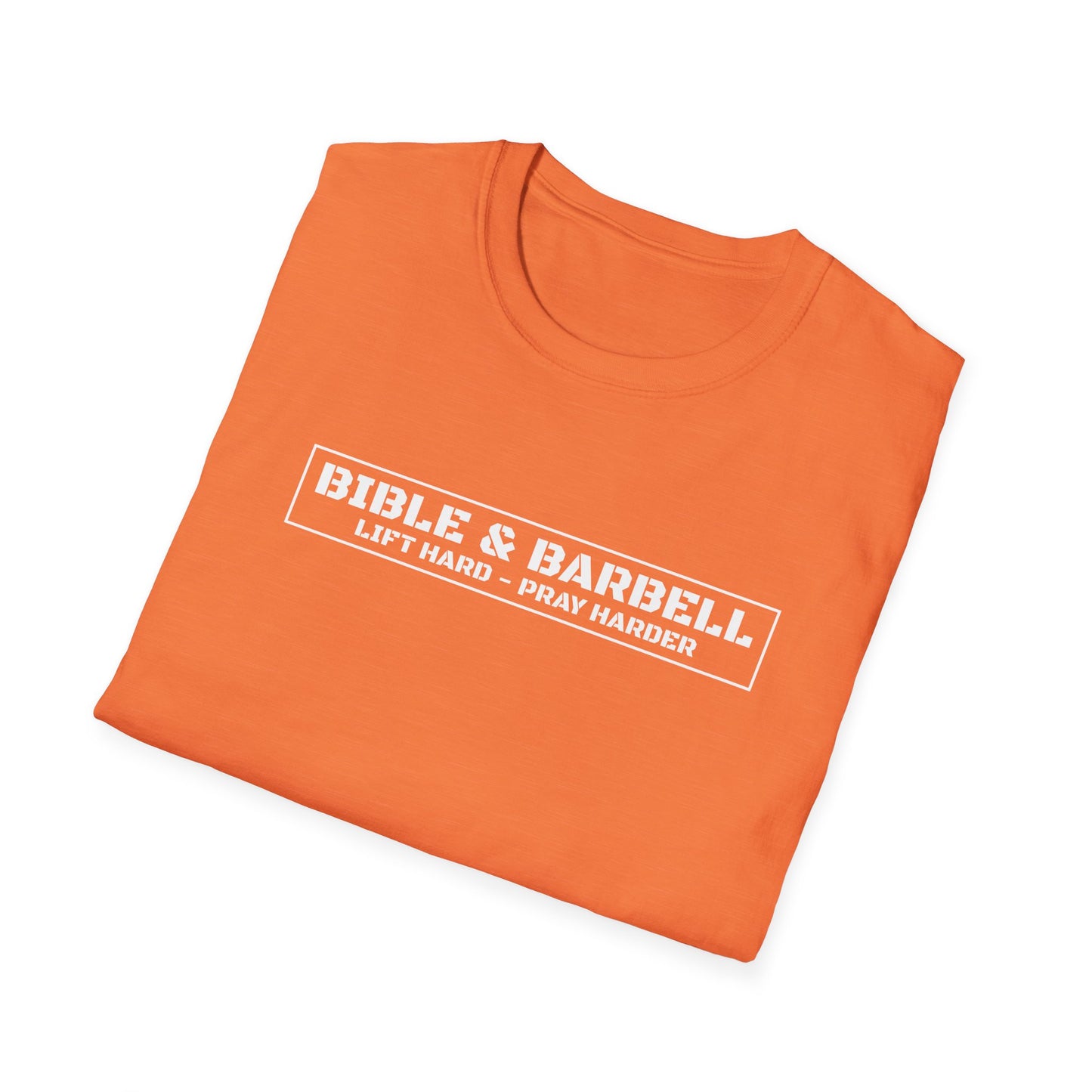 Bible & Barbell Logo Unisex Softstyle T-Shirt
