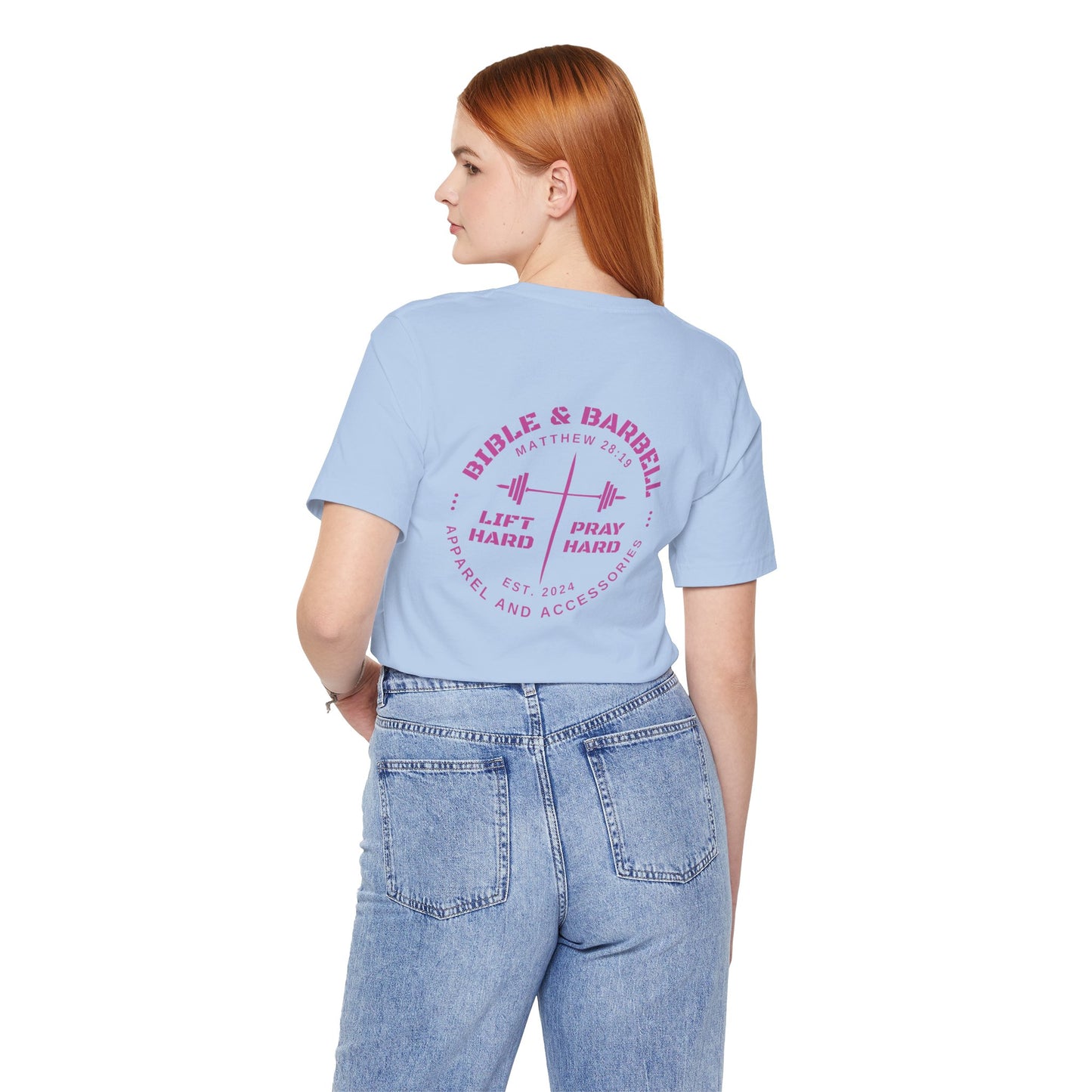 Women's Pink Circle Logo T-Shirt