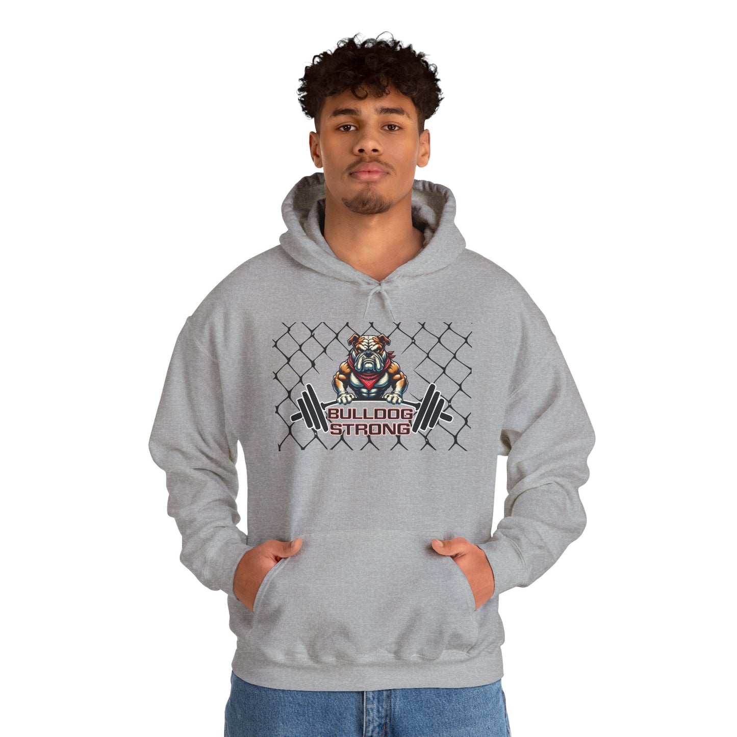 Bulldog Strong Adult Hoodie