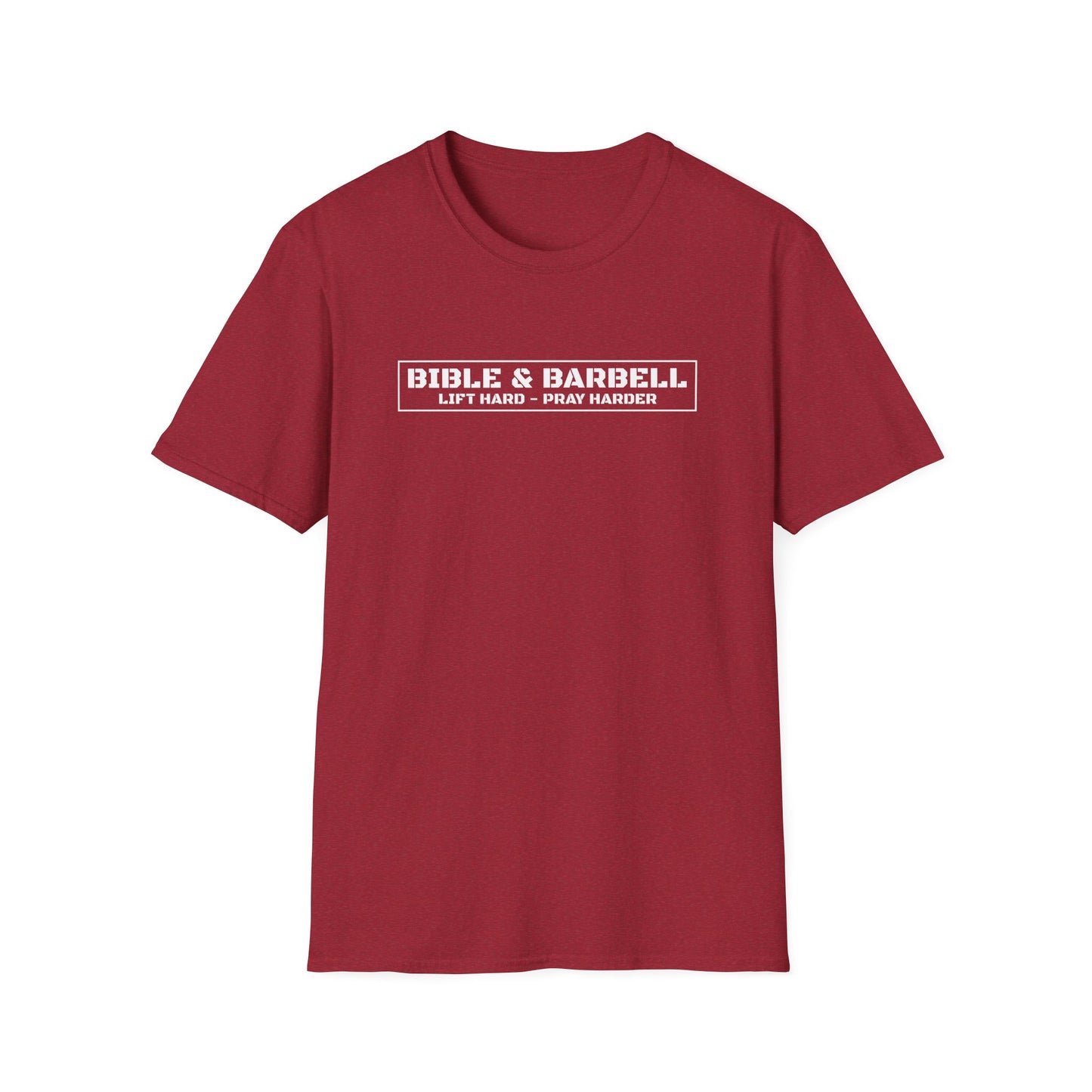 Bible & Barbell Logo Unisex Softstyle T-Shirt
