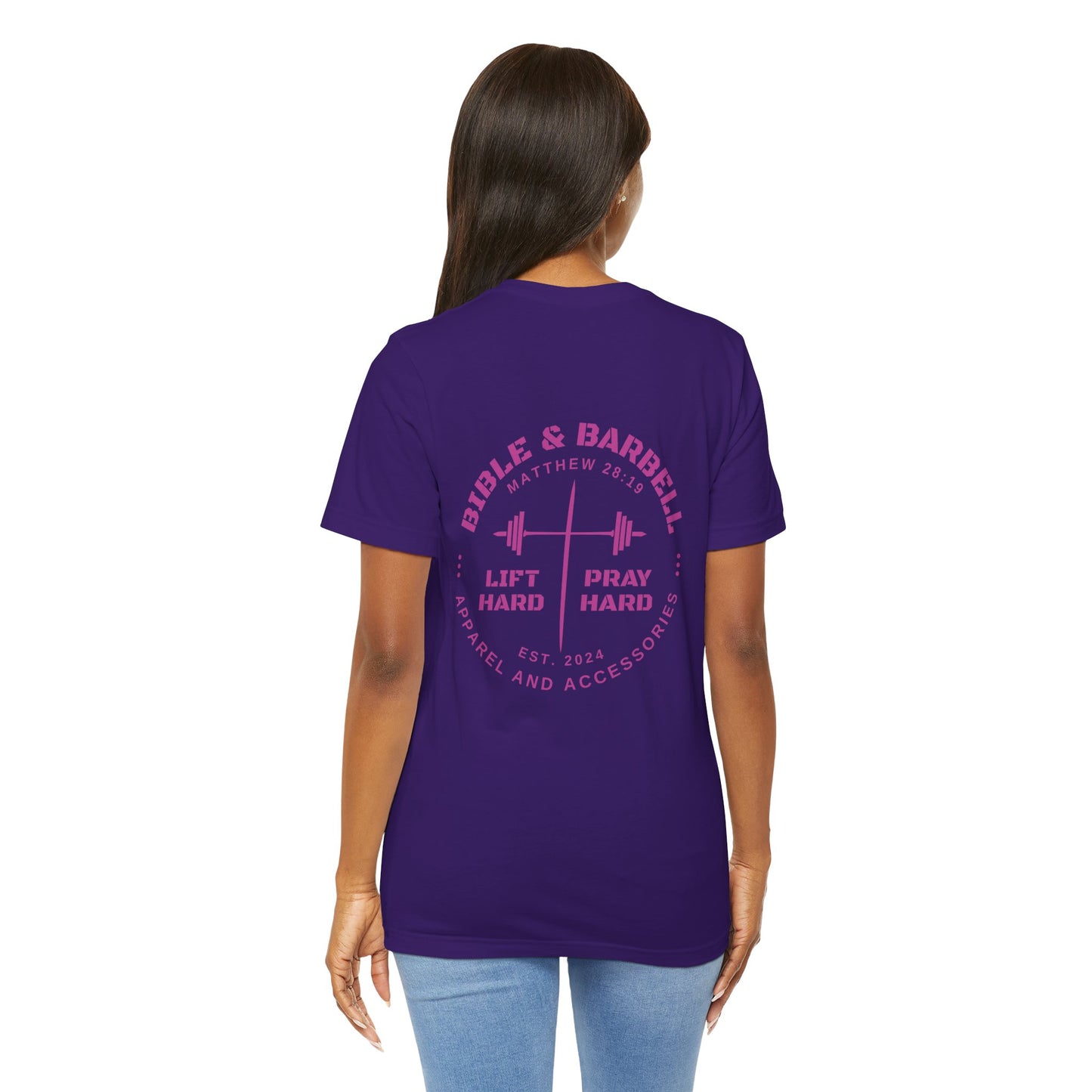 Women's Pink Circle Logo T-Shirt