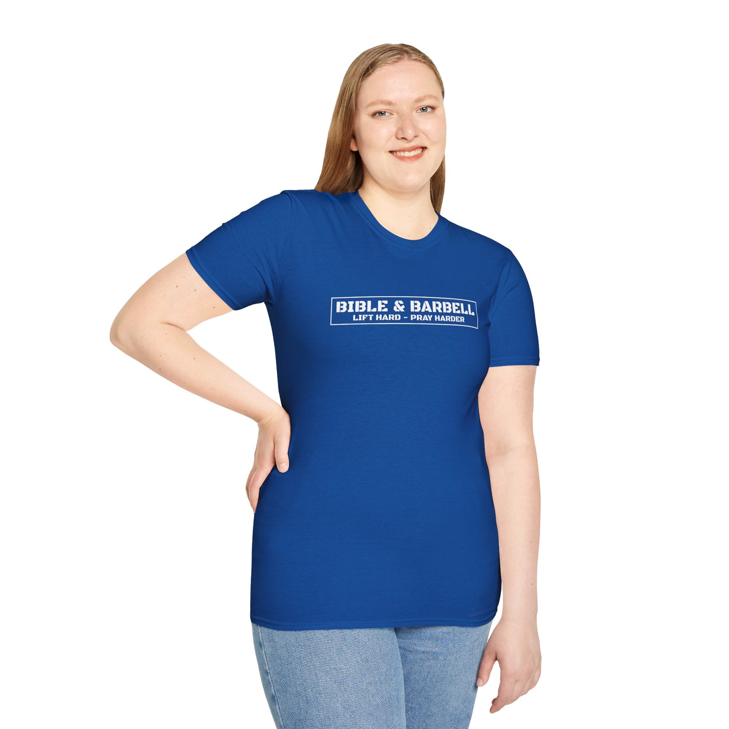 Bible & Barbell Logo Unisex Softstyle T-Shirt