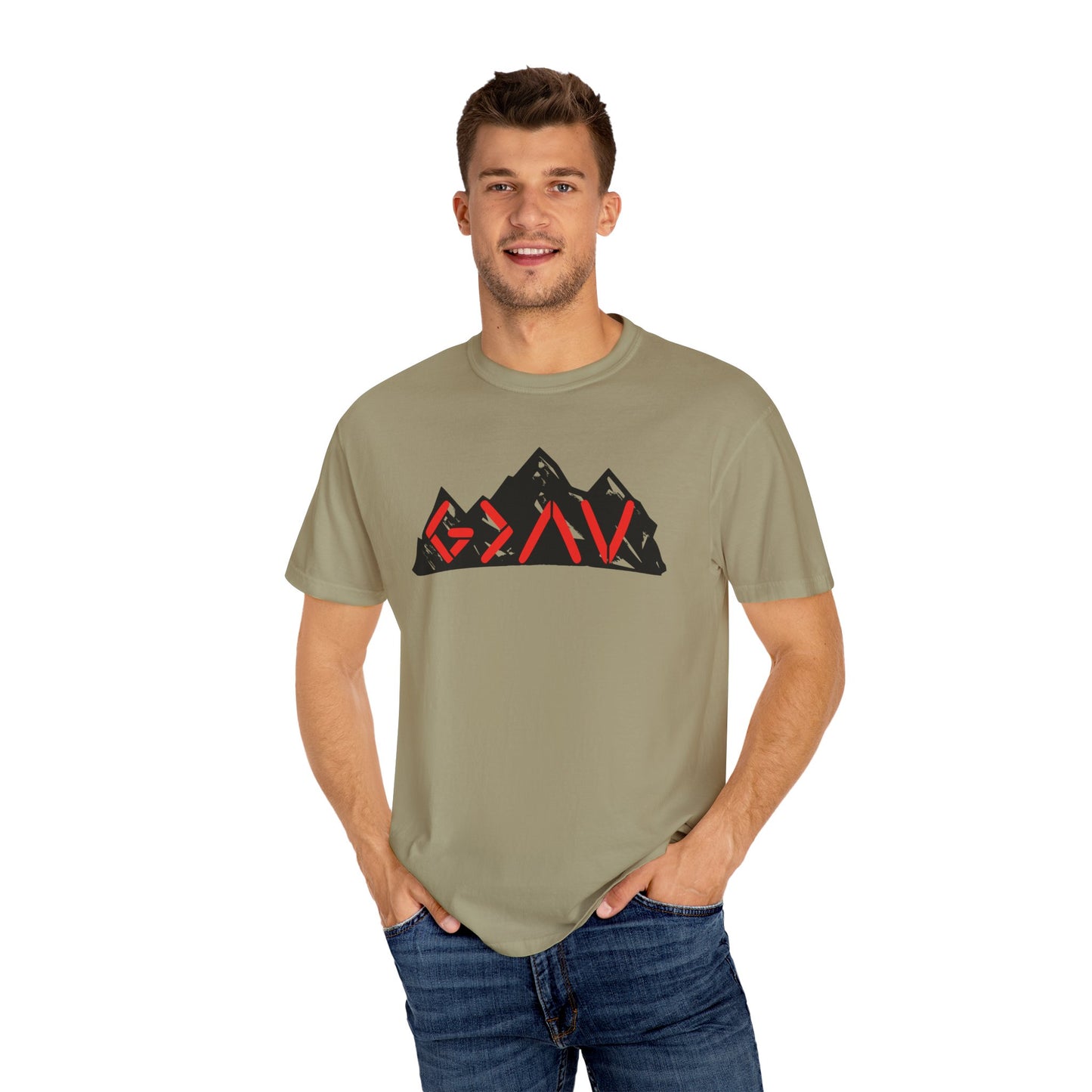 God Is Greater Than The Highs and Lows Mountain Graphic Unisex T-Shirt