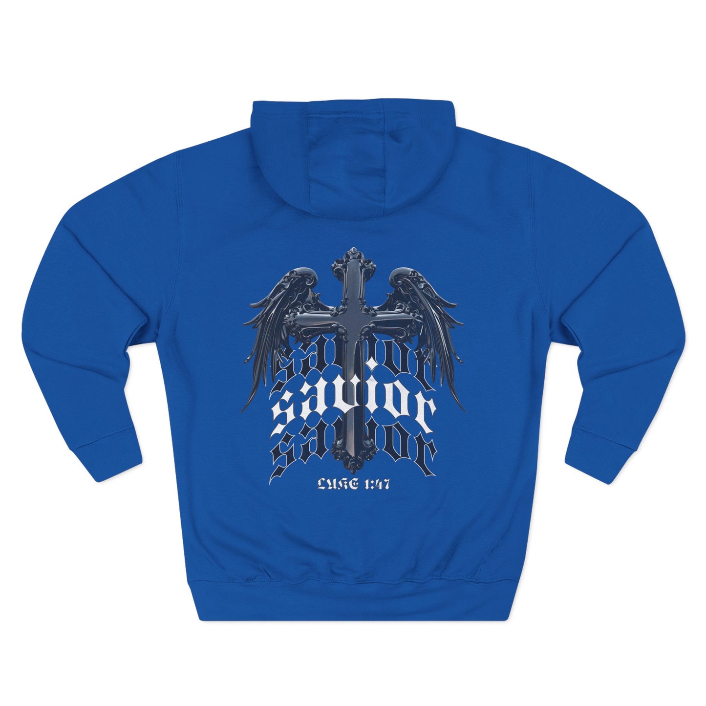 Luke 1:47 Savior Three-Panel Fleece Hoodie