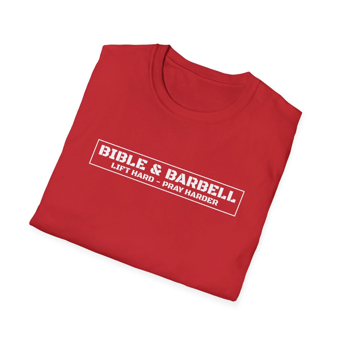 Bible & Barbell Logo Unisex Softstyle T-Shirt