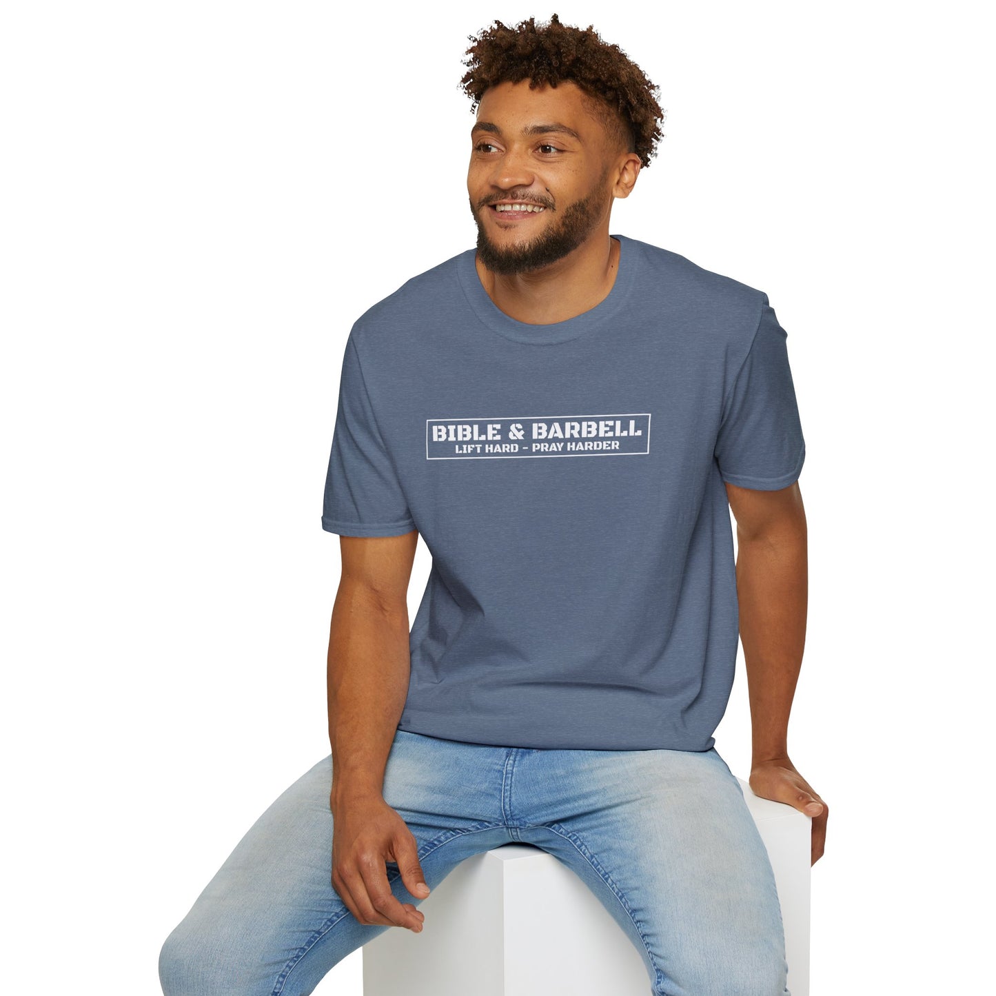 Bible & Barbell Logo Unisex Softstyle T-Shirt