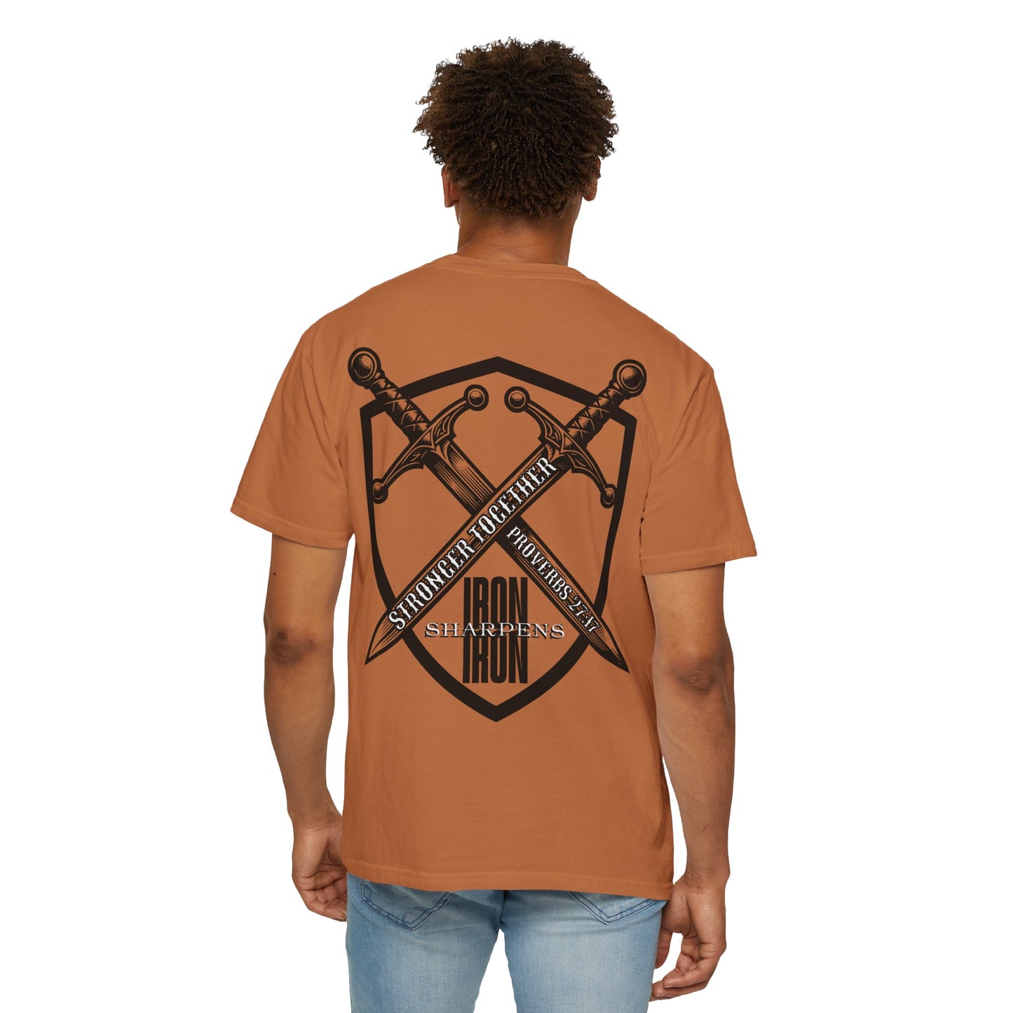Iron Sharpens Iron Proverbs 27:17 T-Shirt
