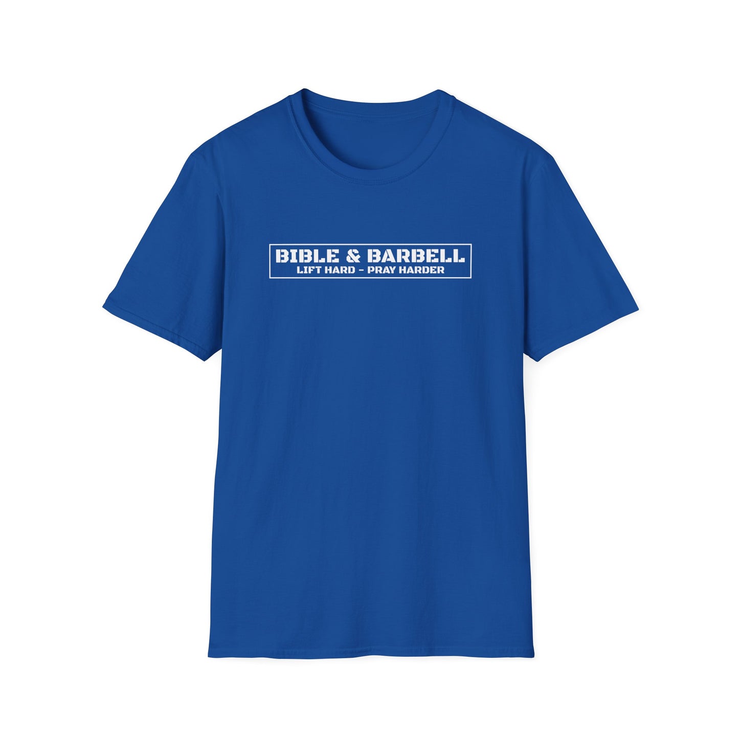 Bible & Barbell Logo Unisex Softstyle T-Shirt