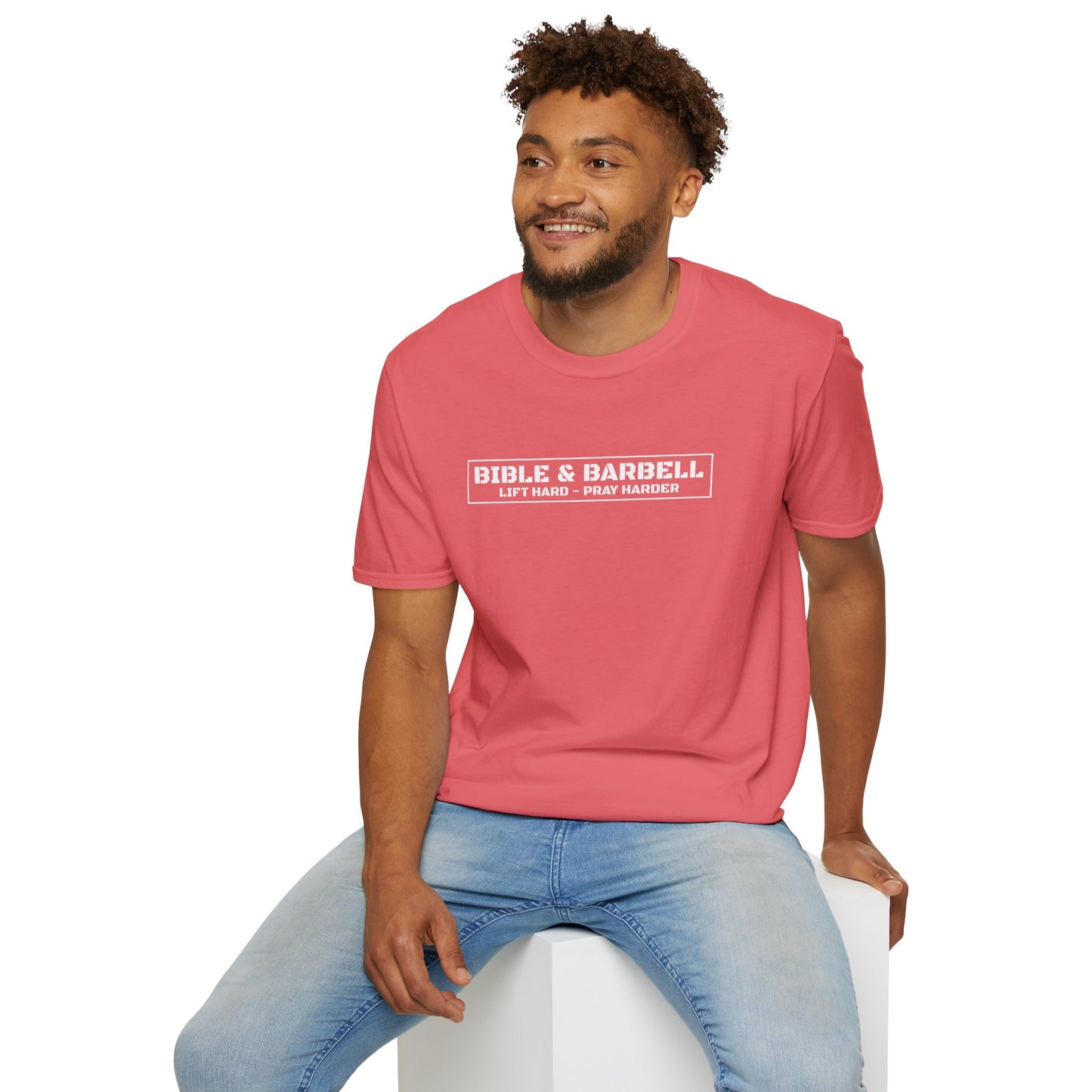 Bible & Barbell Logo Unisex Softstyle T-Shirt