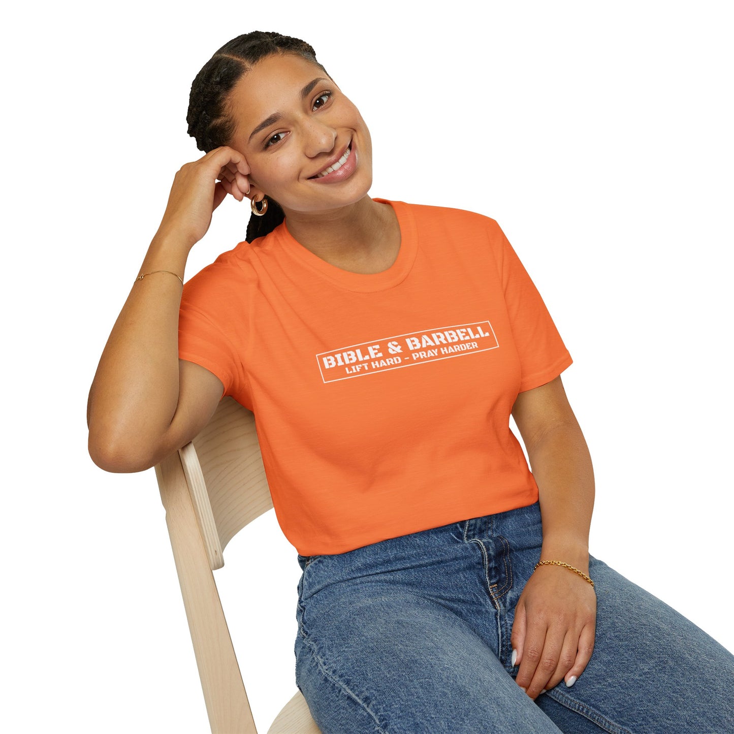 Bible & Barbell Logo Unisex Softstyle T-Shirt
