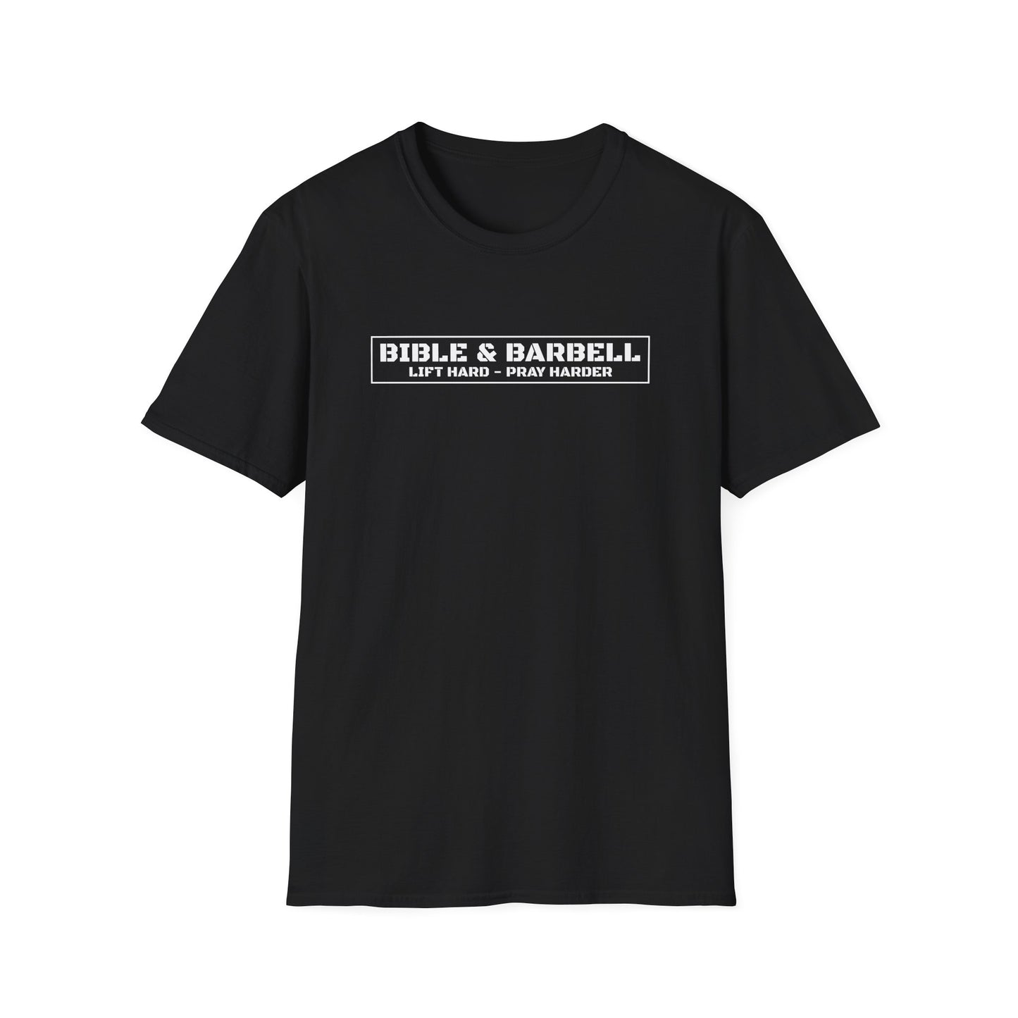 Bible & Barbell Logo Unisex Softstyle T-Shirt