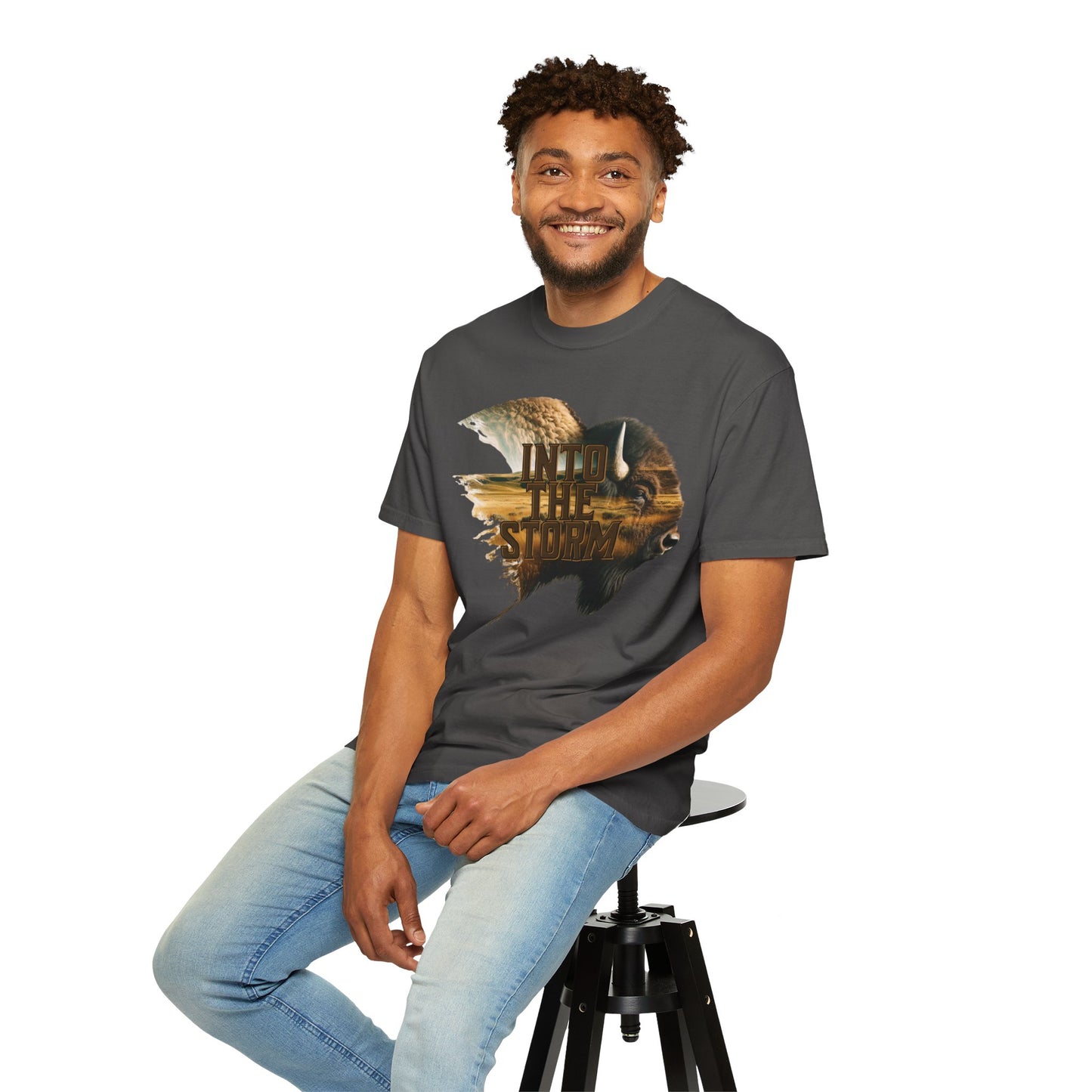 Into the Storm Unisex Garment-Dyed T-shirt