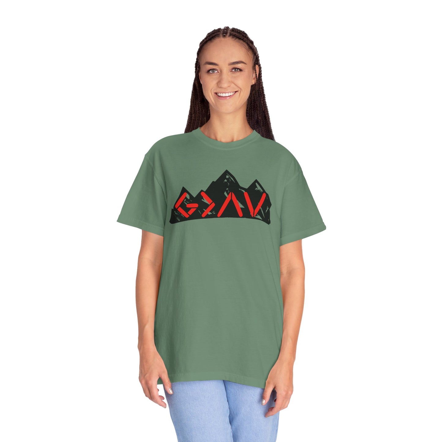God Is Greater Than The Highs and Lows Mountain Graphic Unisex T-Shirt