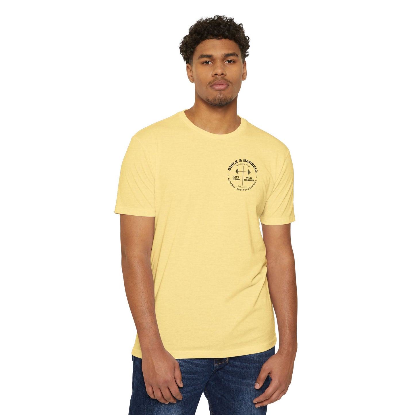 Strong & Courageous Lion Graphic T-Shirt, Joshua 1:9 Motivational Tee, Unisex Shirt, Strength Apparel, Gift for Him, Faith-Based Clothing