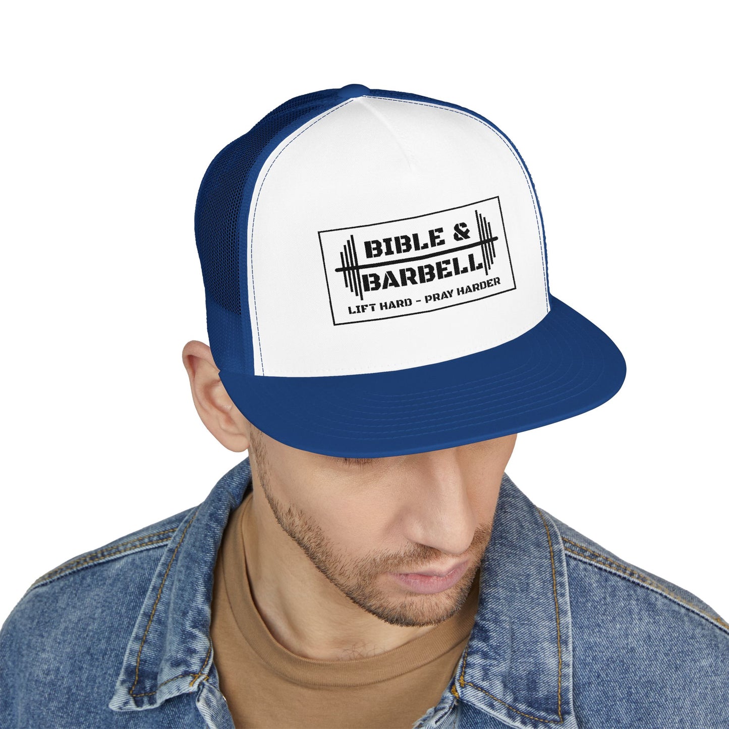 Bible & Barbell 5 Panel Trucker Cap
