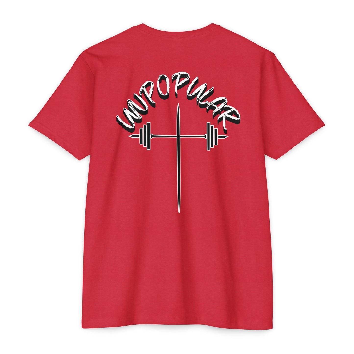"UNPOPULAR" Unisex Fitness T-Shirt: Empower Your Workout, Gym Apparel, Casual Wear, Training Gear, Gift for Fitness Enthusiasts.