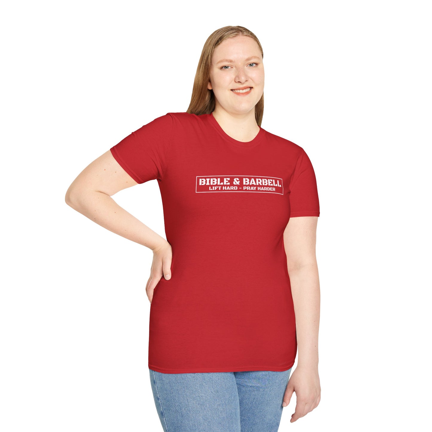 Bible & Barbell Logo Unisex Softstyle T-Shirt