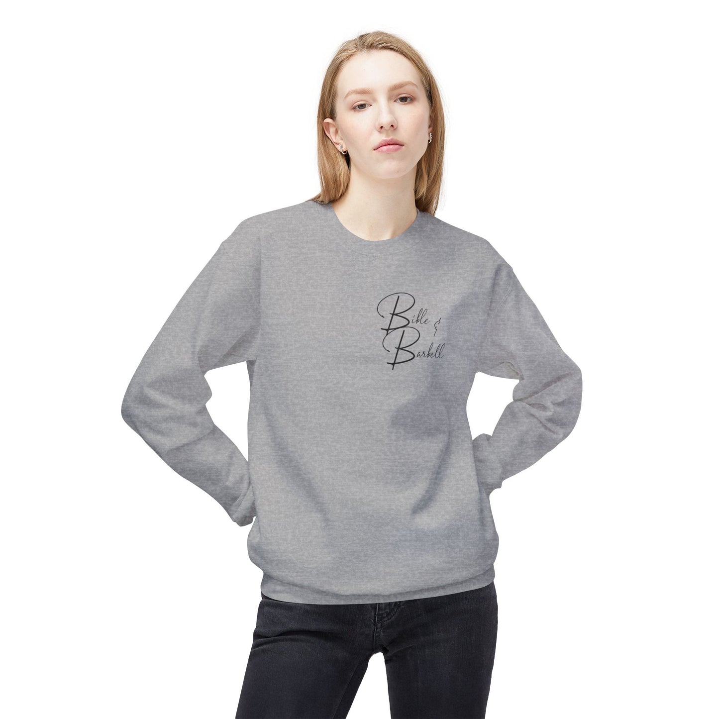 Proverbs 31:25 Empowering Women’s Crewneck Sweatshirt