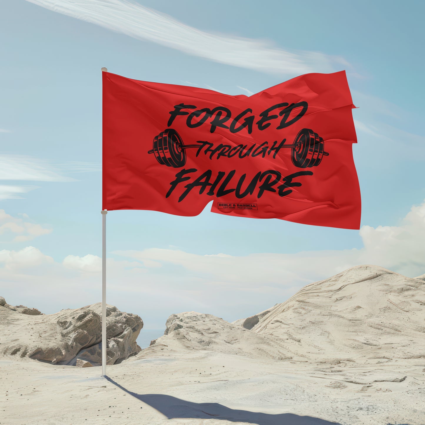 Forged Through Failure Gym Flag