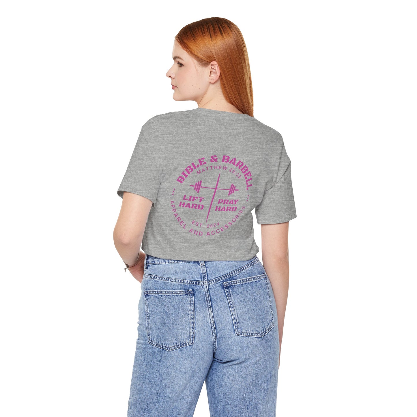 Women's Pink Circle Logo T-Shirt
