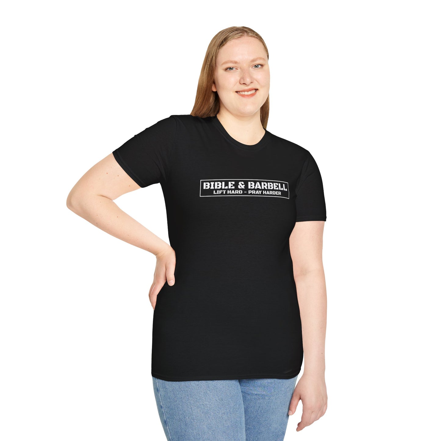 Bible & Barbell Logo Unisex Softstyle T-Shirt