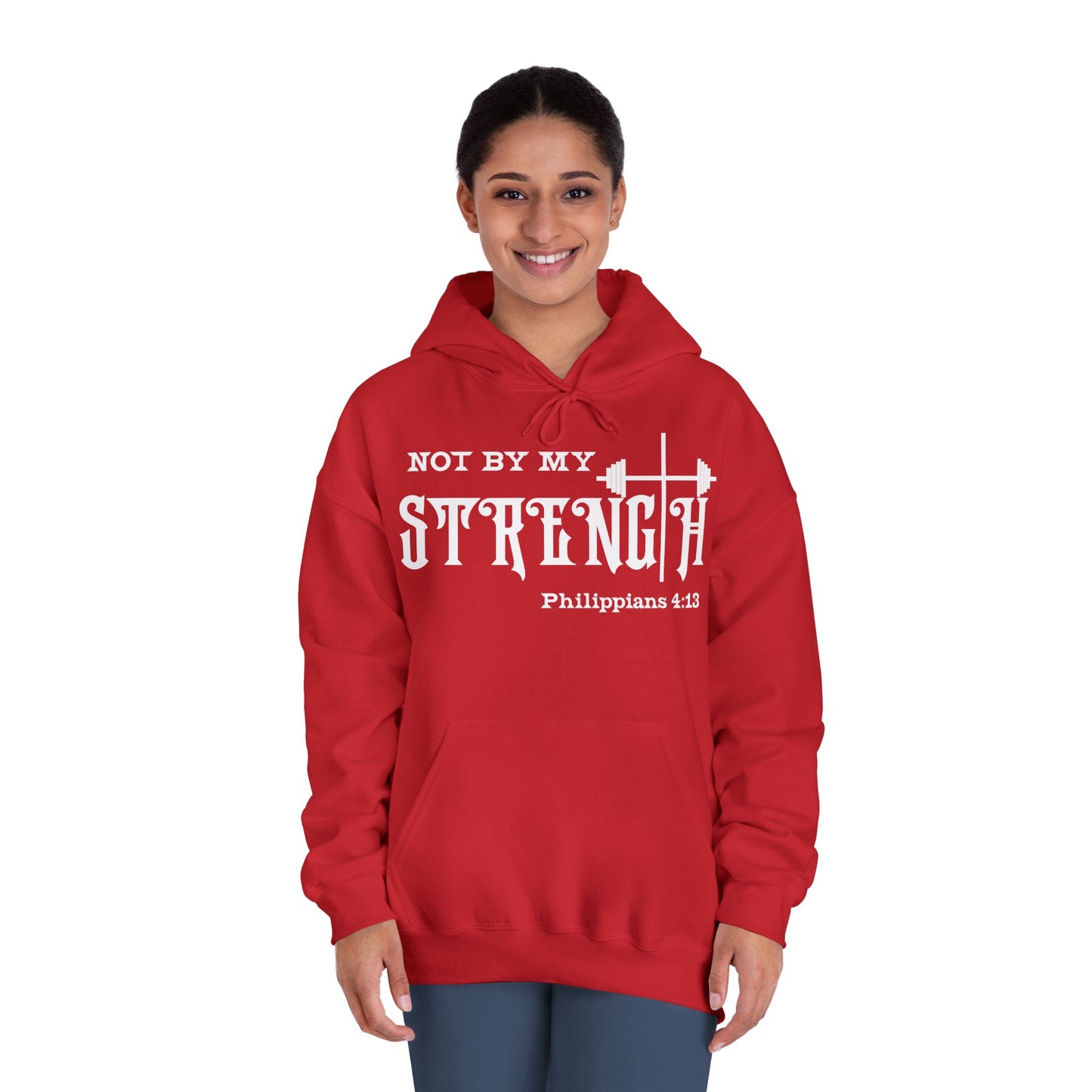 Not By My Strength - Philippians 4:13 Hoodie