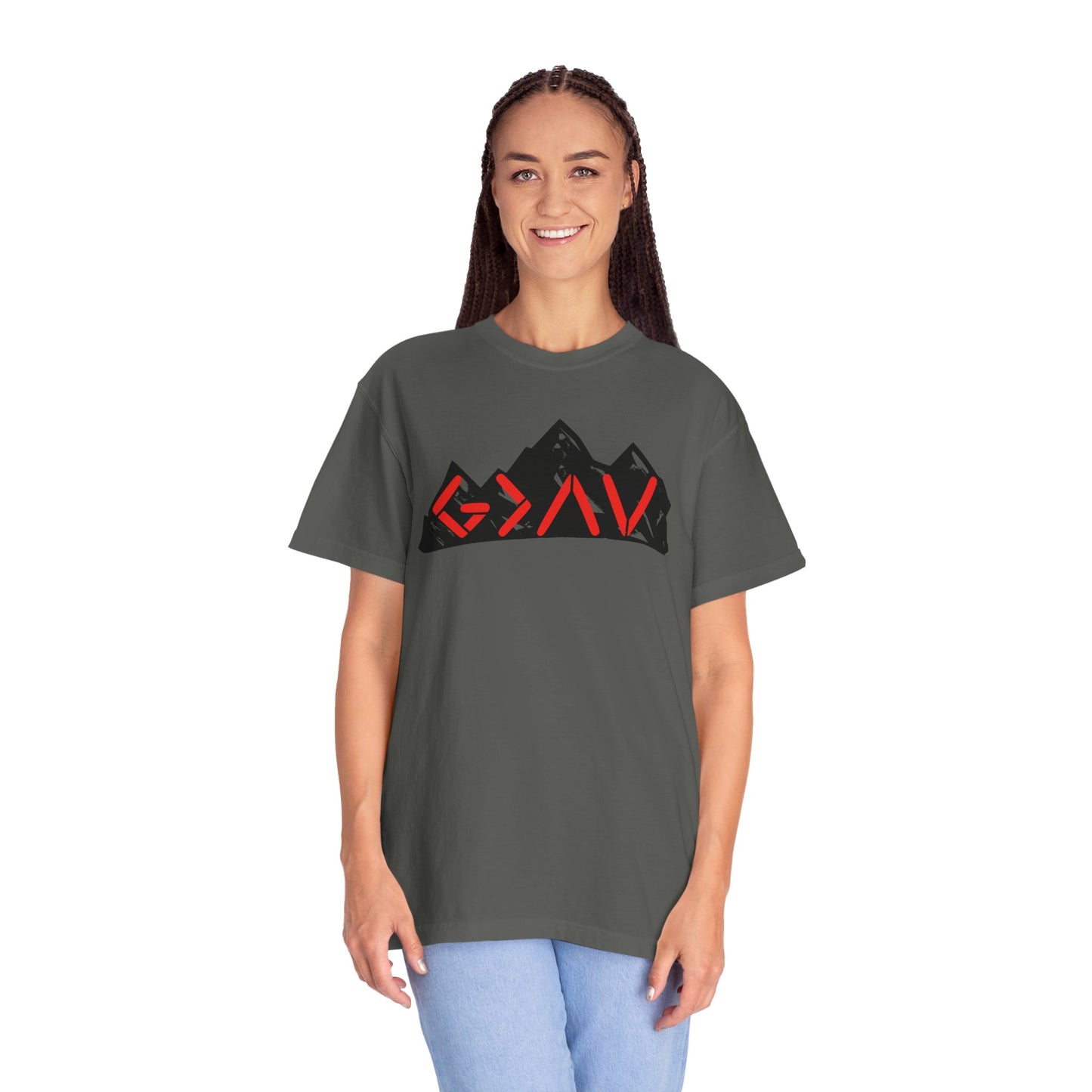 God Is Greater Than The Highs and Lows Mountain Graphic Unisex T-Shirt