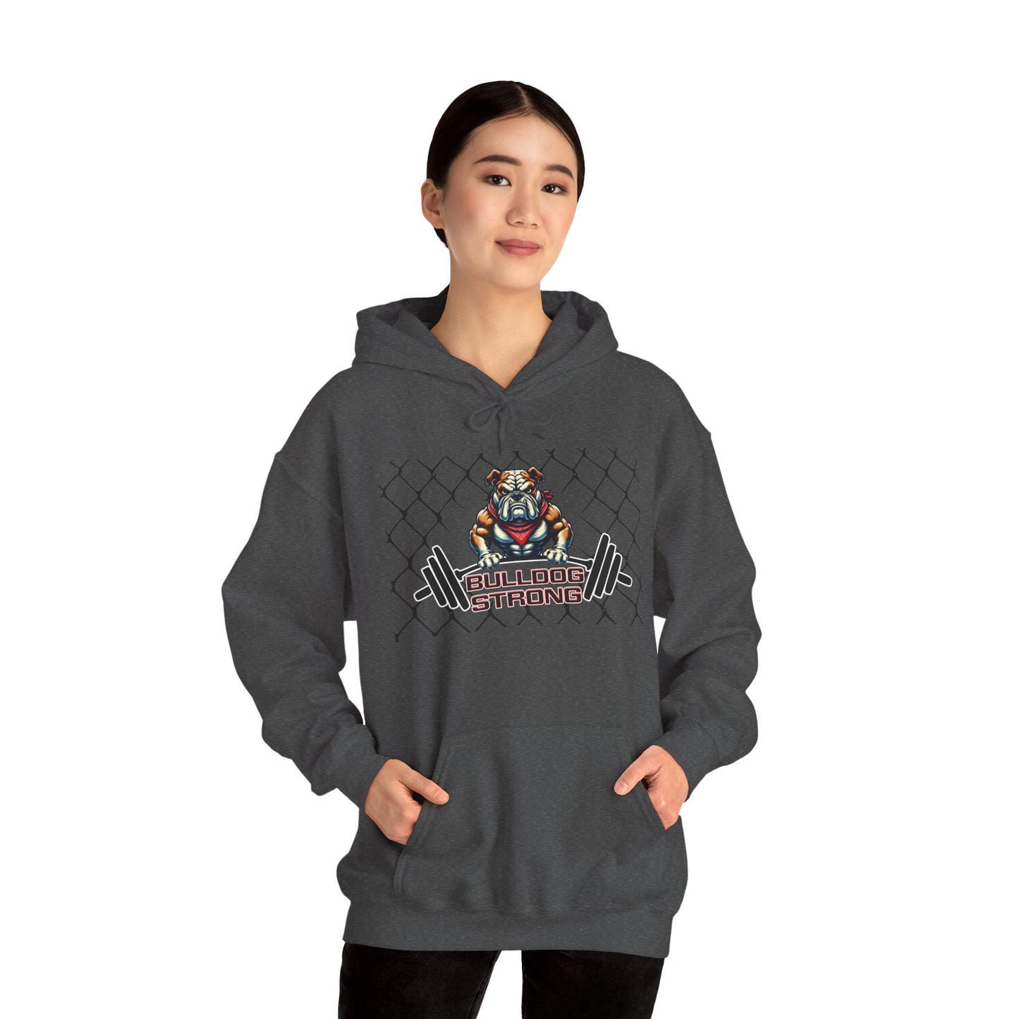 Bulldog Strong Adult Hoodie