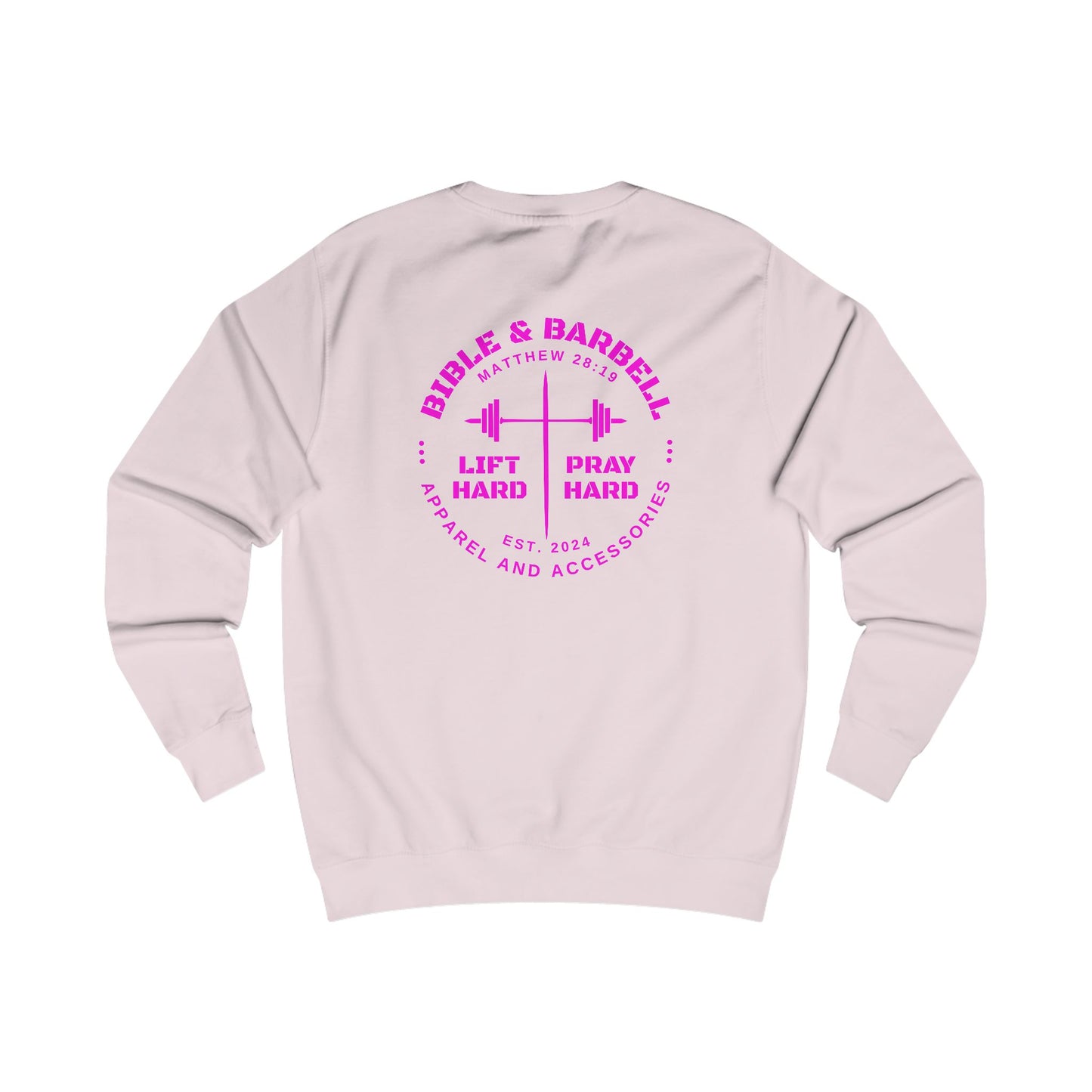 Bible & Barbell Crewneck Sweatshirt - Faith & Fitness Sweatshirt, Unisex Gym Apparel, Christian Workout Gear, Motivational Fitness Clothing, Spiritual