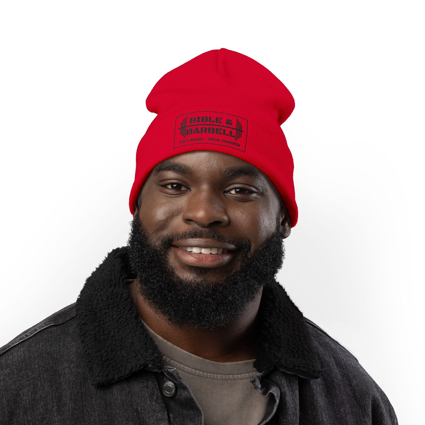 Bible & Barbell Knit Beanie