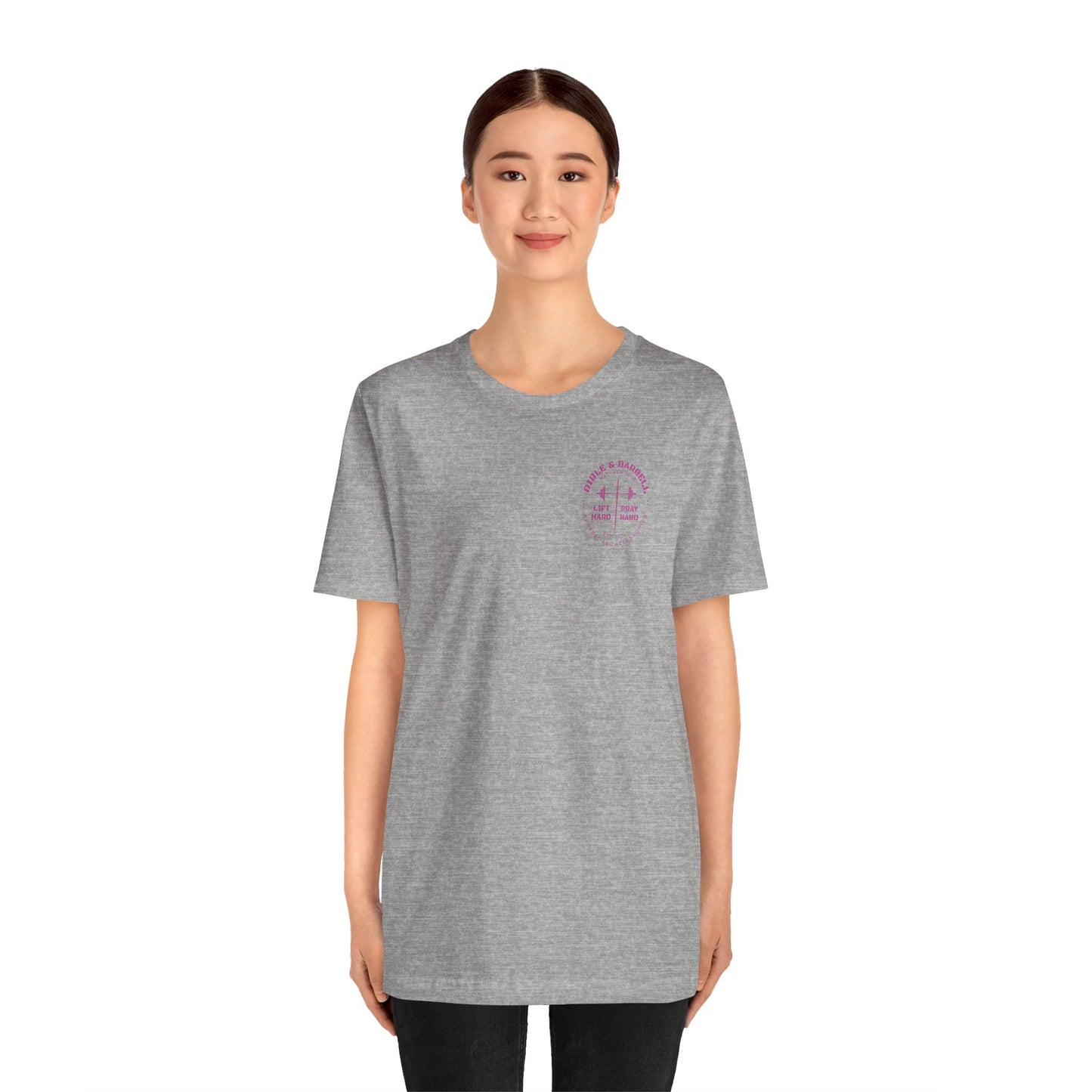 Women's Pink Circle Logo T-Shirt
