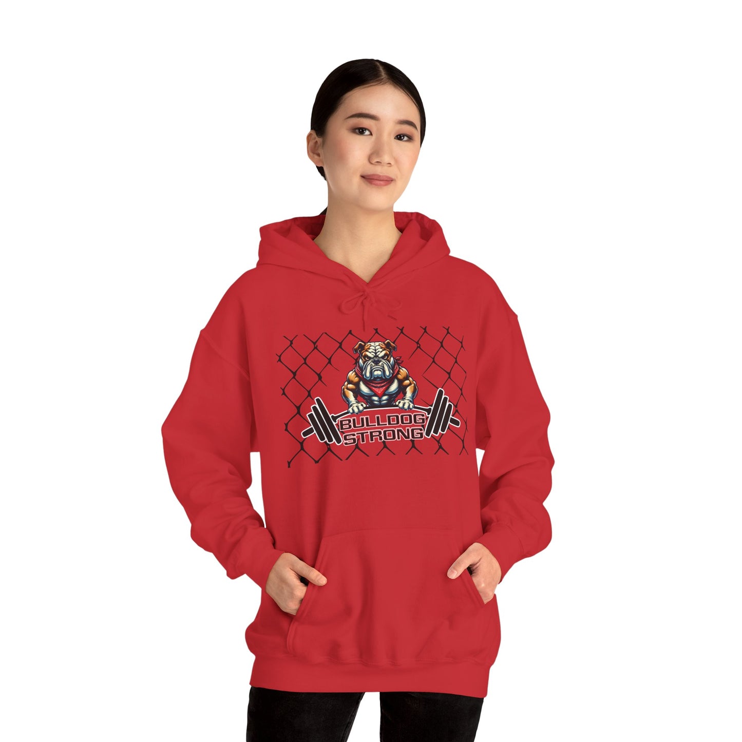 Bulldog Strong Adult Hoodie