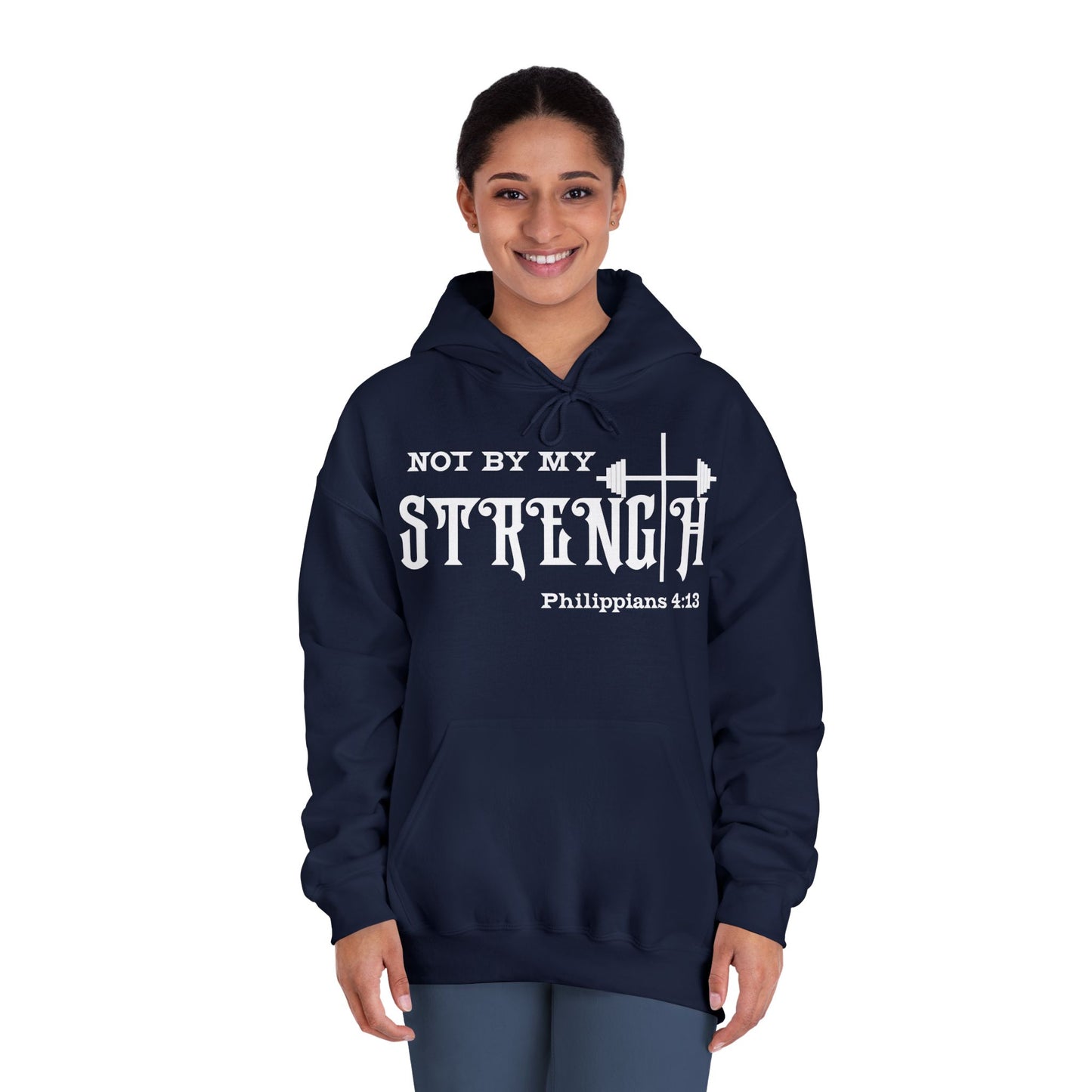Not By My Strength - Philippians 4:13 Hoodie