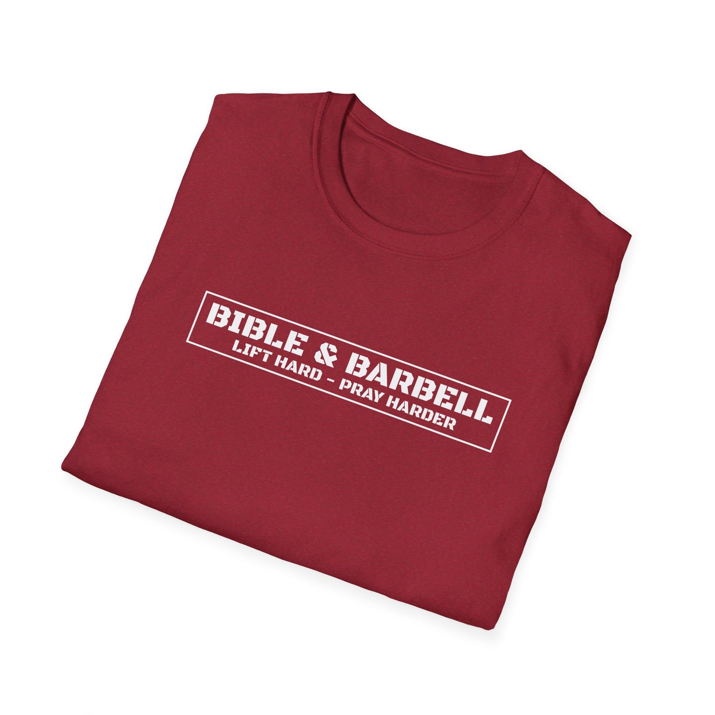 Bible & Barbell Logo Unisex Softstyle T-Shirt
